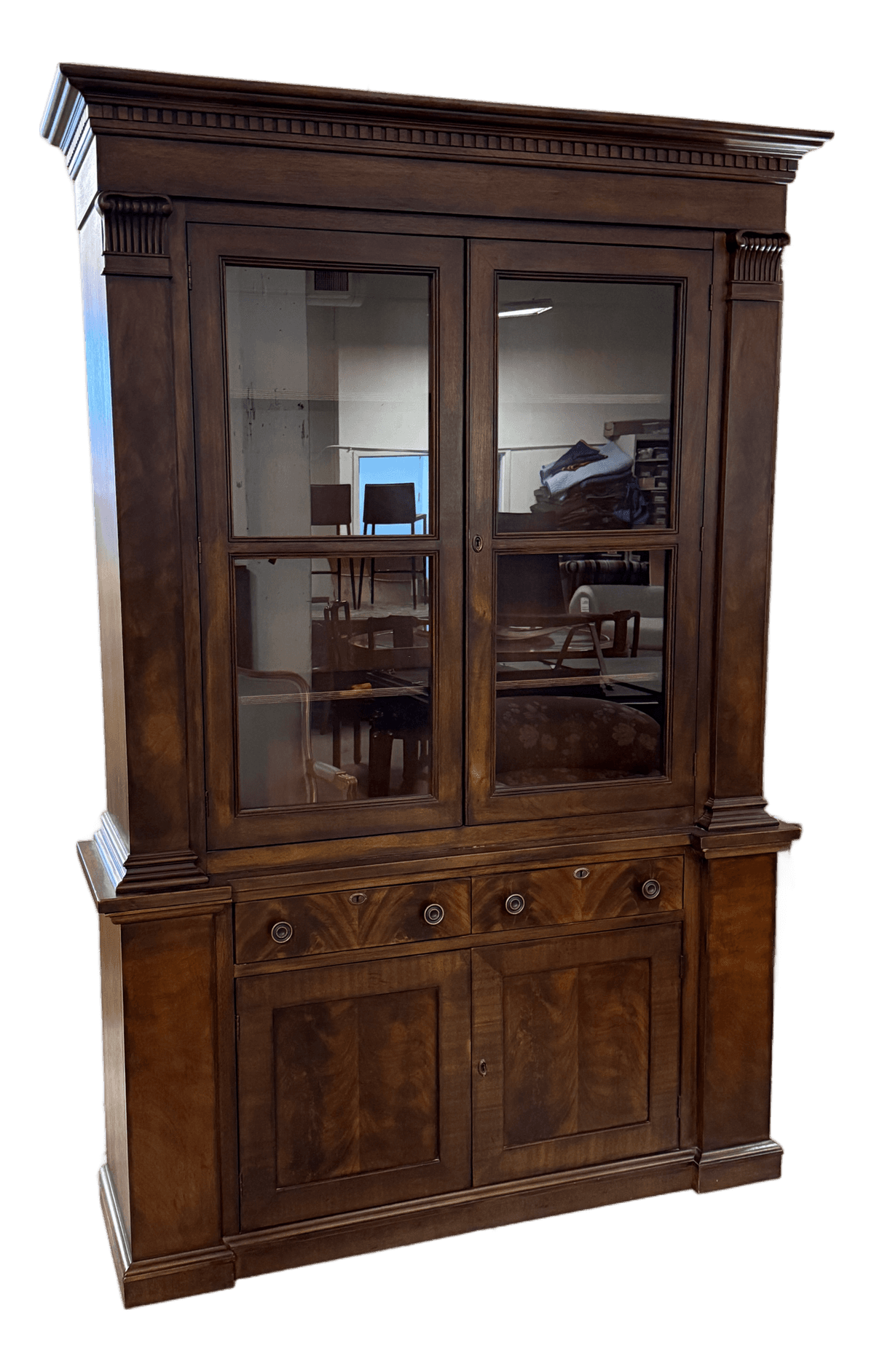 Drexel Heritage Covington Park Two Piece Hutch - Thumbnail 2