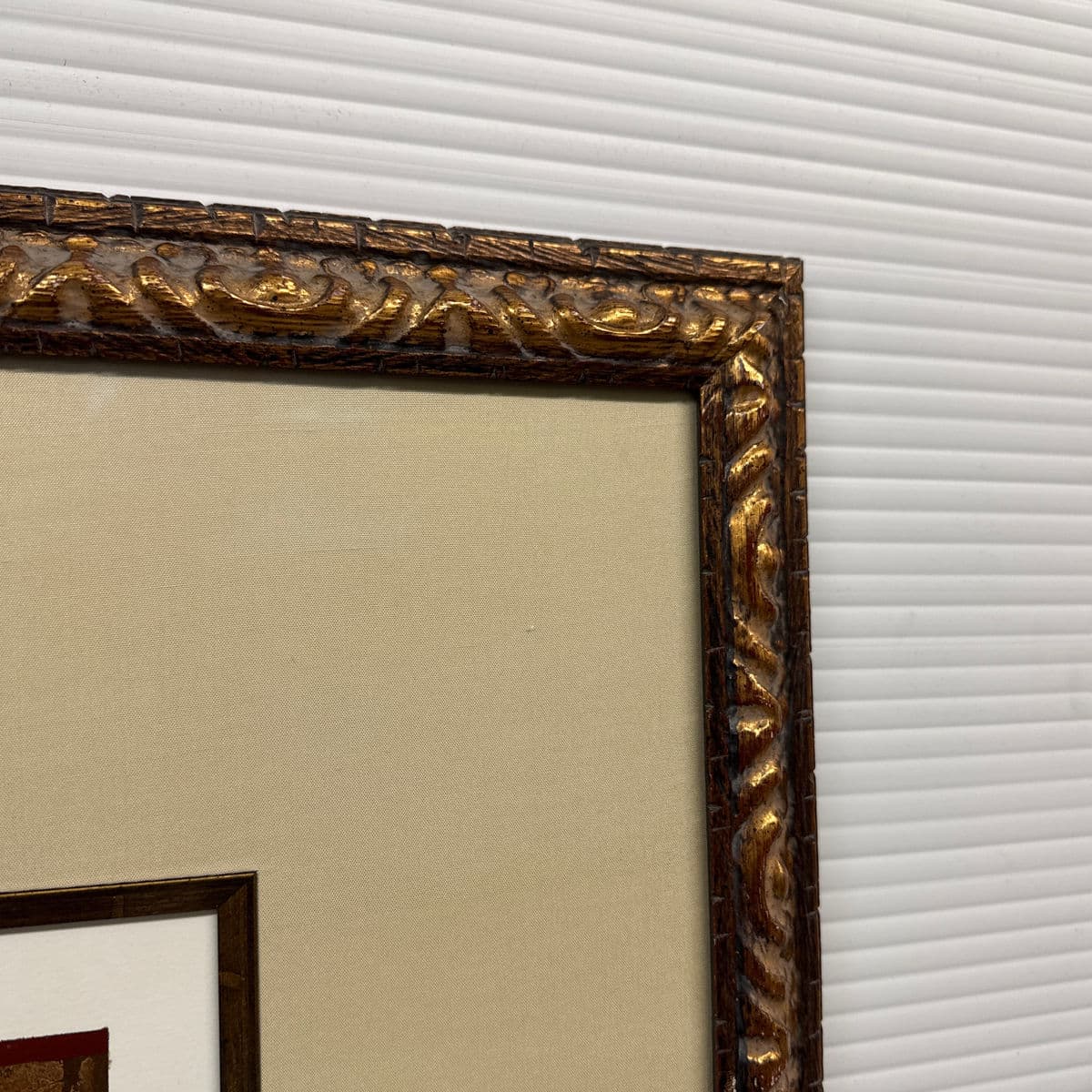 Abstract Mixed Media Art Work, Framed With Museum Glass - Thumbnail 6