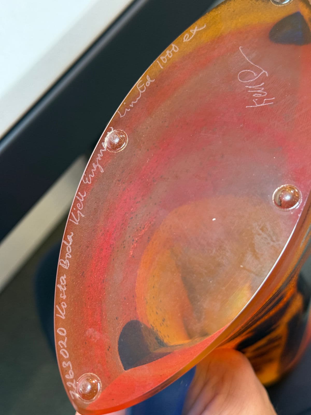 Circa 1980's Kjell Engman for Kosta Boda Limited Edition Teapot Art Glass Sculpture - Thumbnail 8