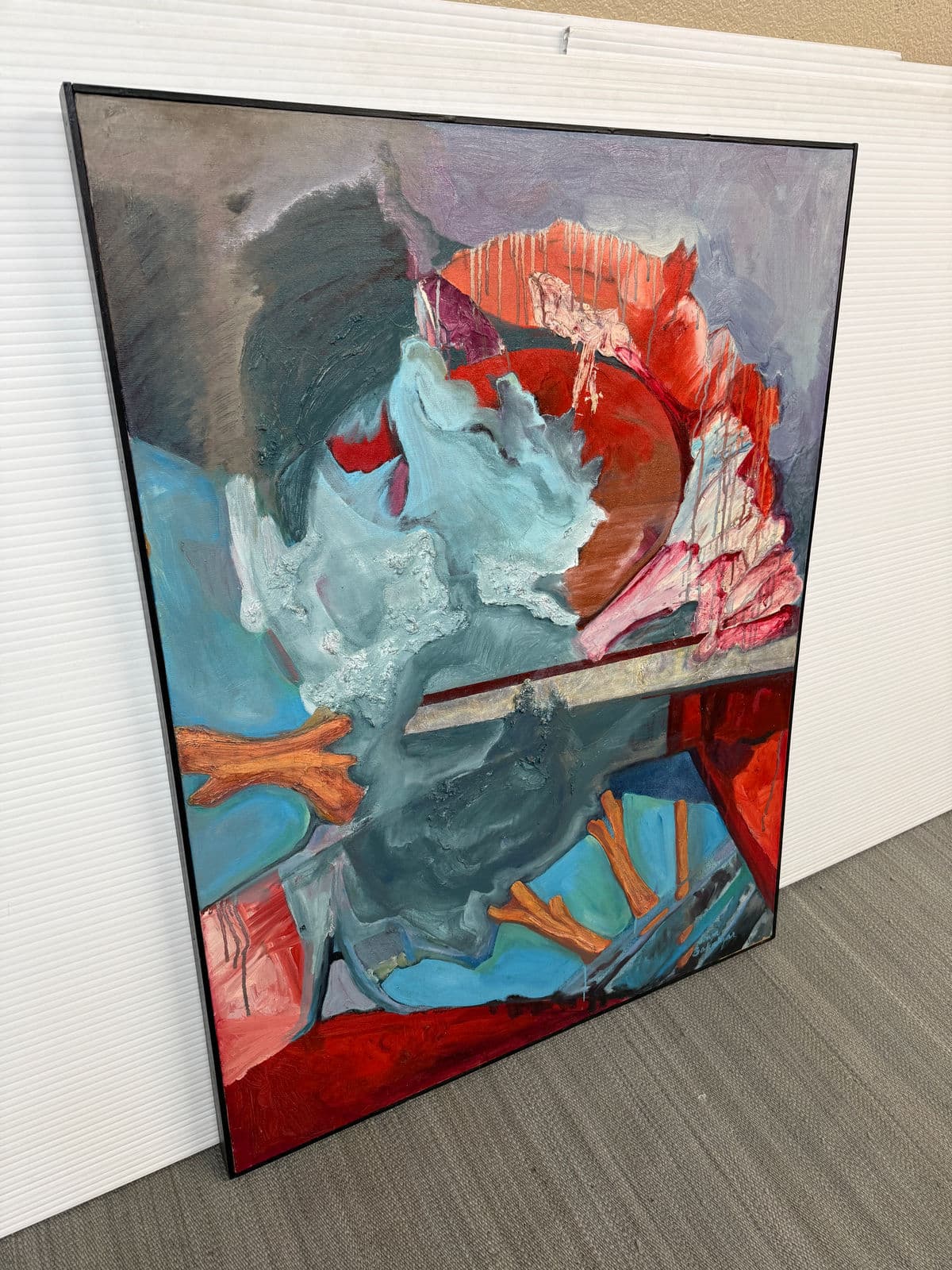 Sonja Bakalyal "Untitled" Abstract Painting - Thumbnail 3