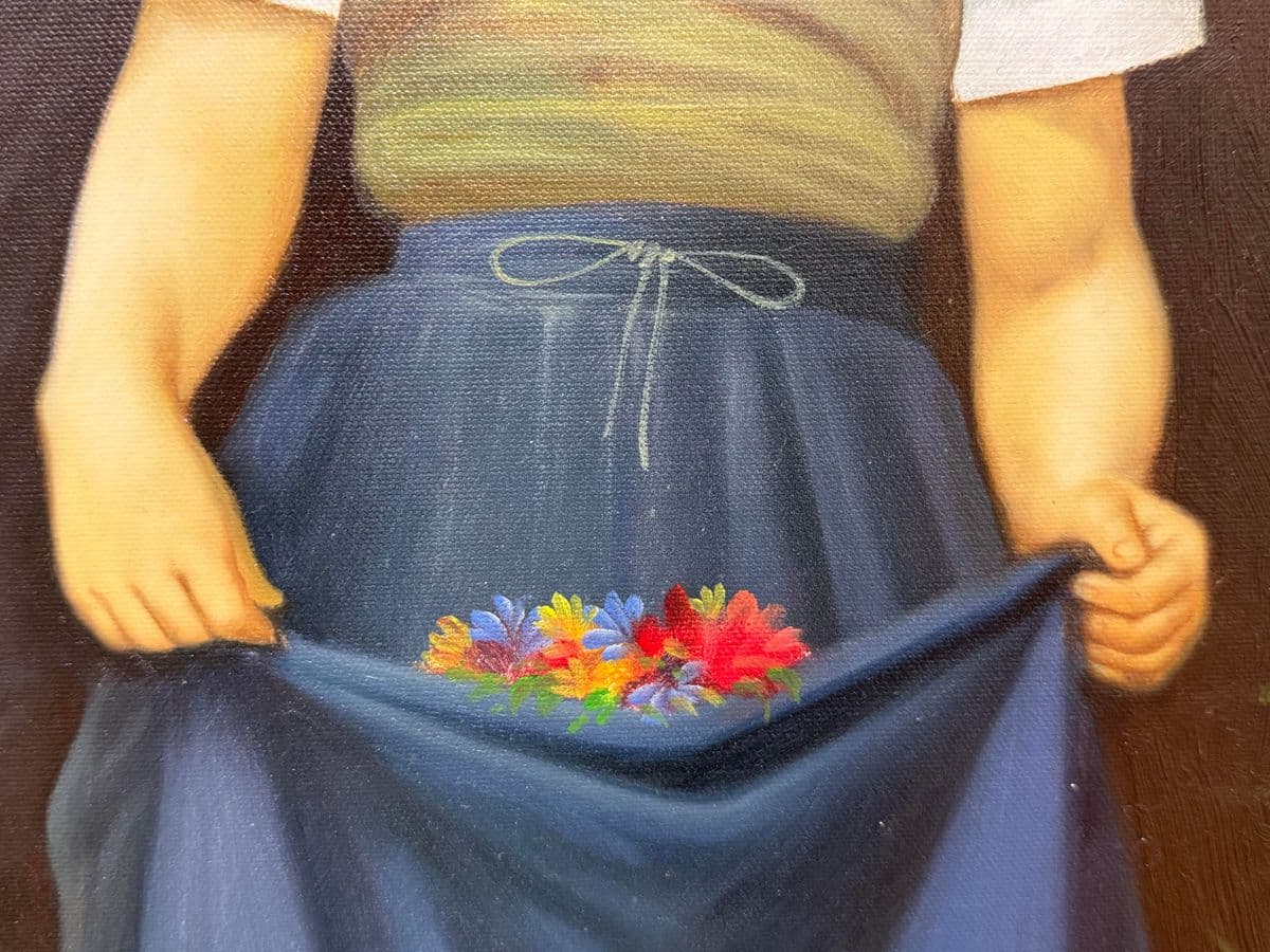 "Parure Des Champs" Reproduction Original Artwork, Signed + Framed - Thumbnail 8