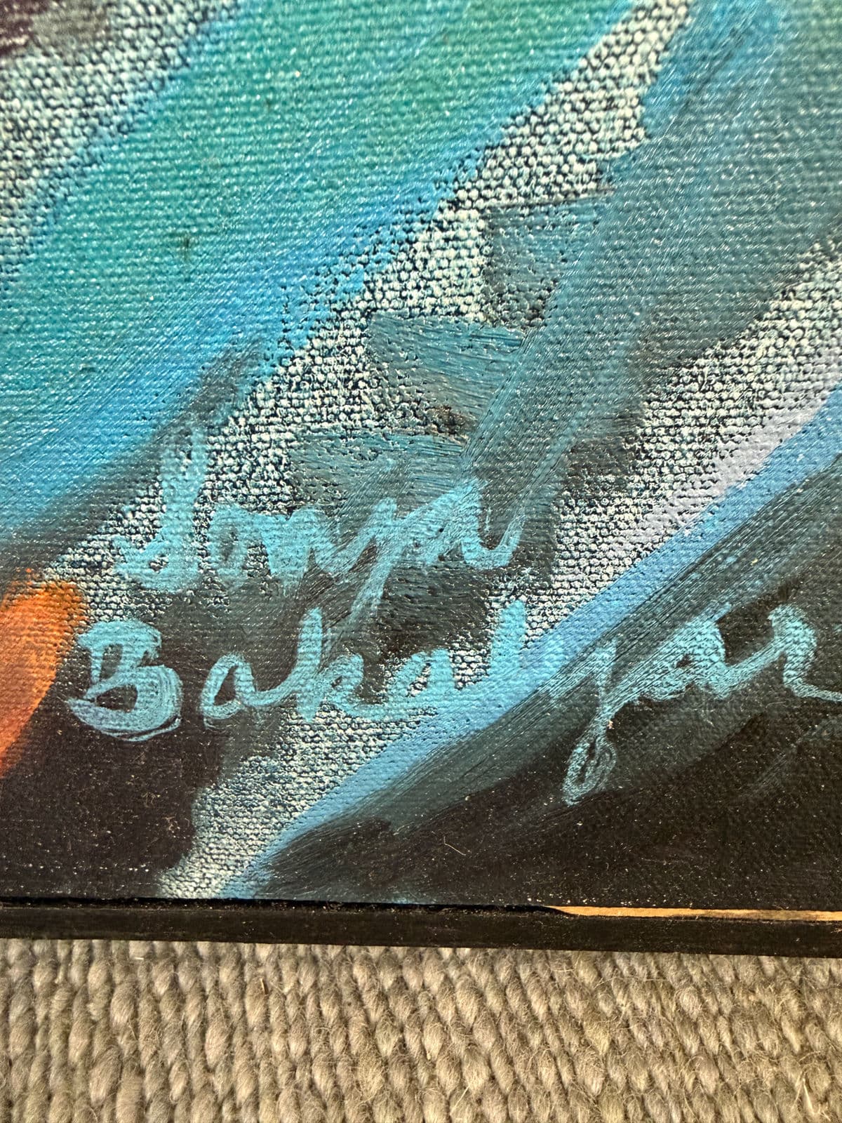 Sonja Bakalyal "Untitled" Abstract Painting - Thumbnail 4