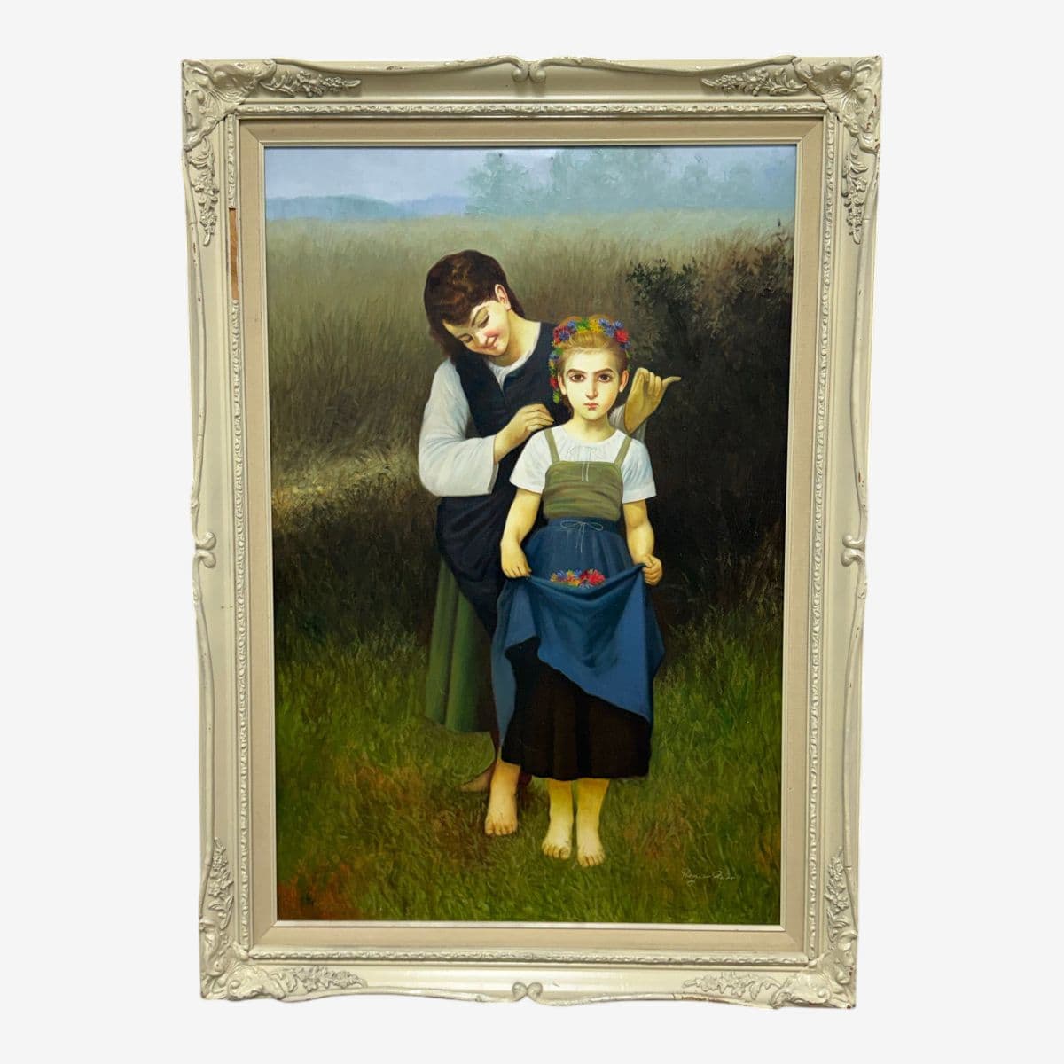 "Parure Des Champs" Reproduction Original Artwork, Signed + Framed - Image 1