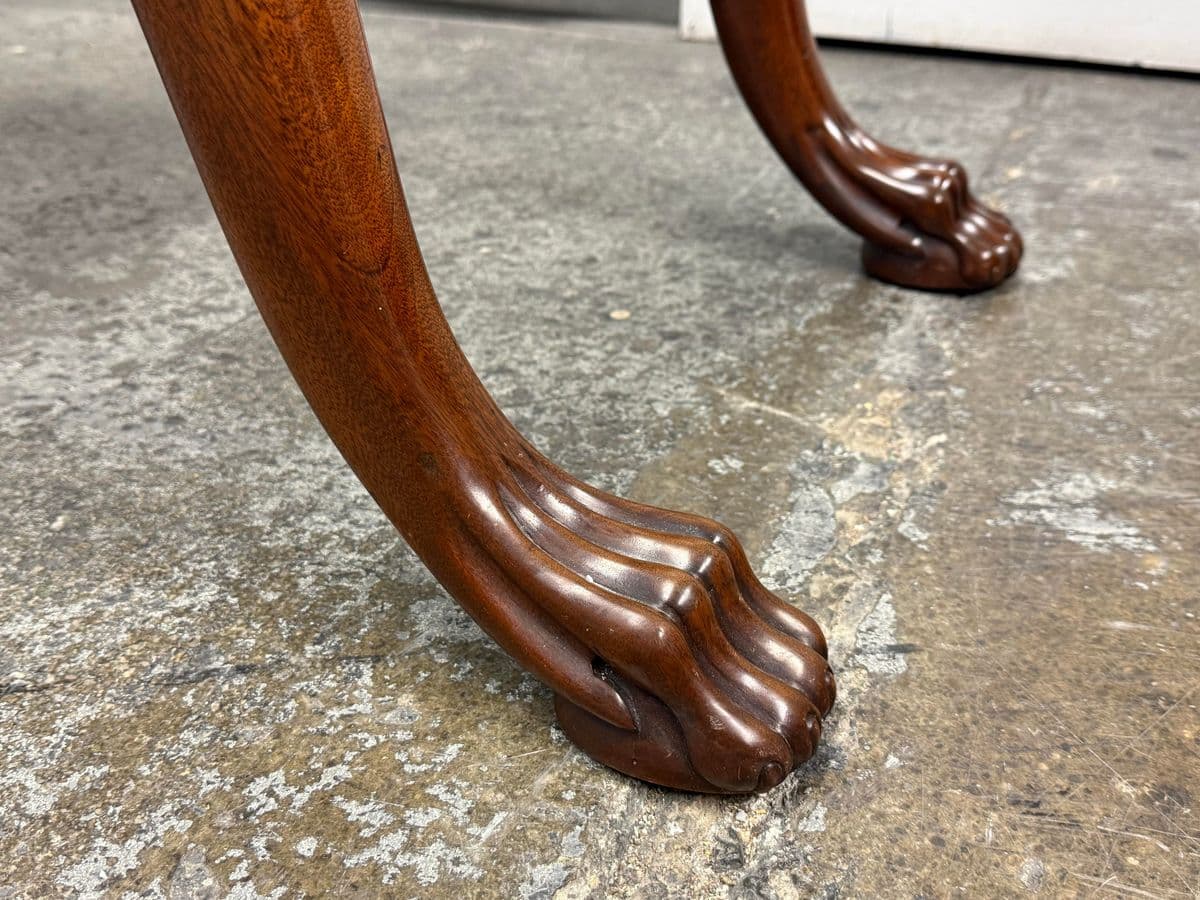 Burton Ching Regency Mahogany Curule Bench - Thumbnail 12