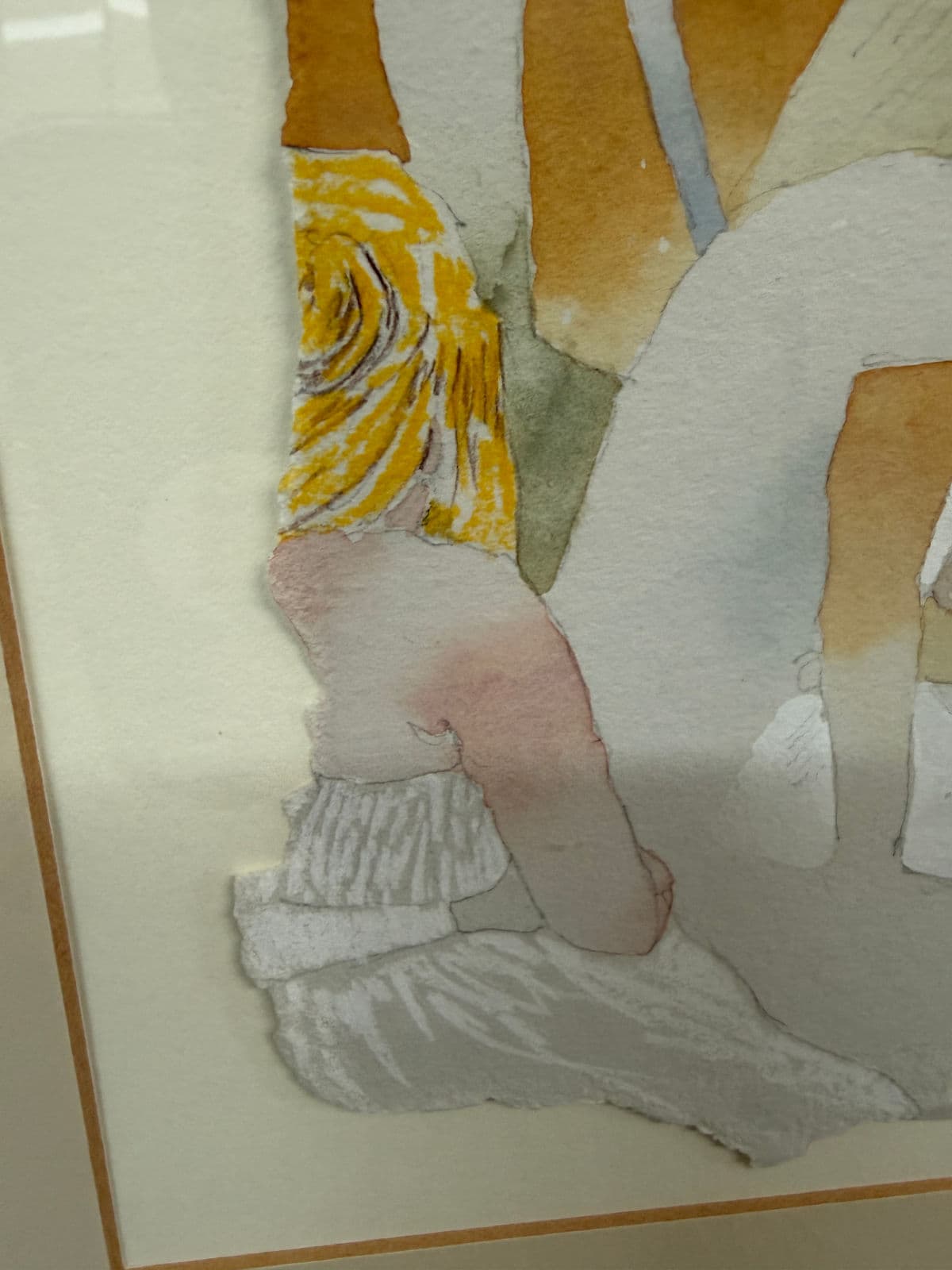 Bruce Bobick "Community Picnic" Original Watercolor Painting - Thumbnail 11