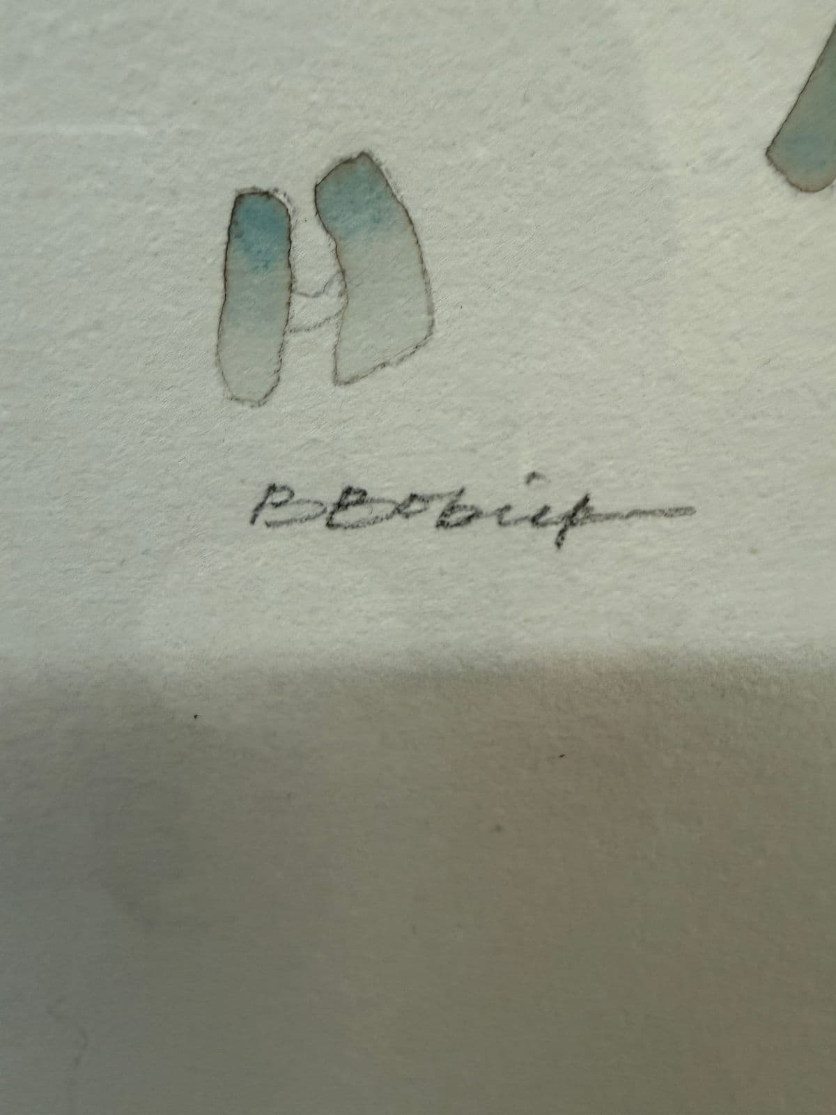 Bruce Bobick "Community Picnic" Original Watercolor Painting - Thumbnail 5