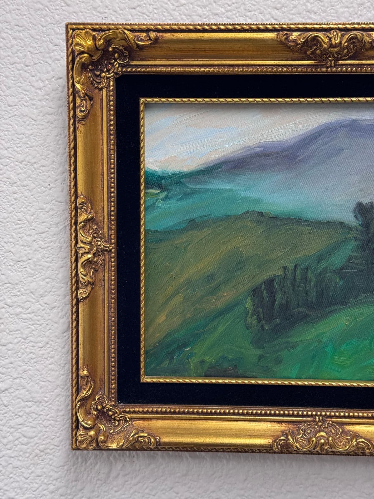 Original Landscape Oil on Canvas Painting, Framed - Thumbnail 7