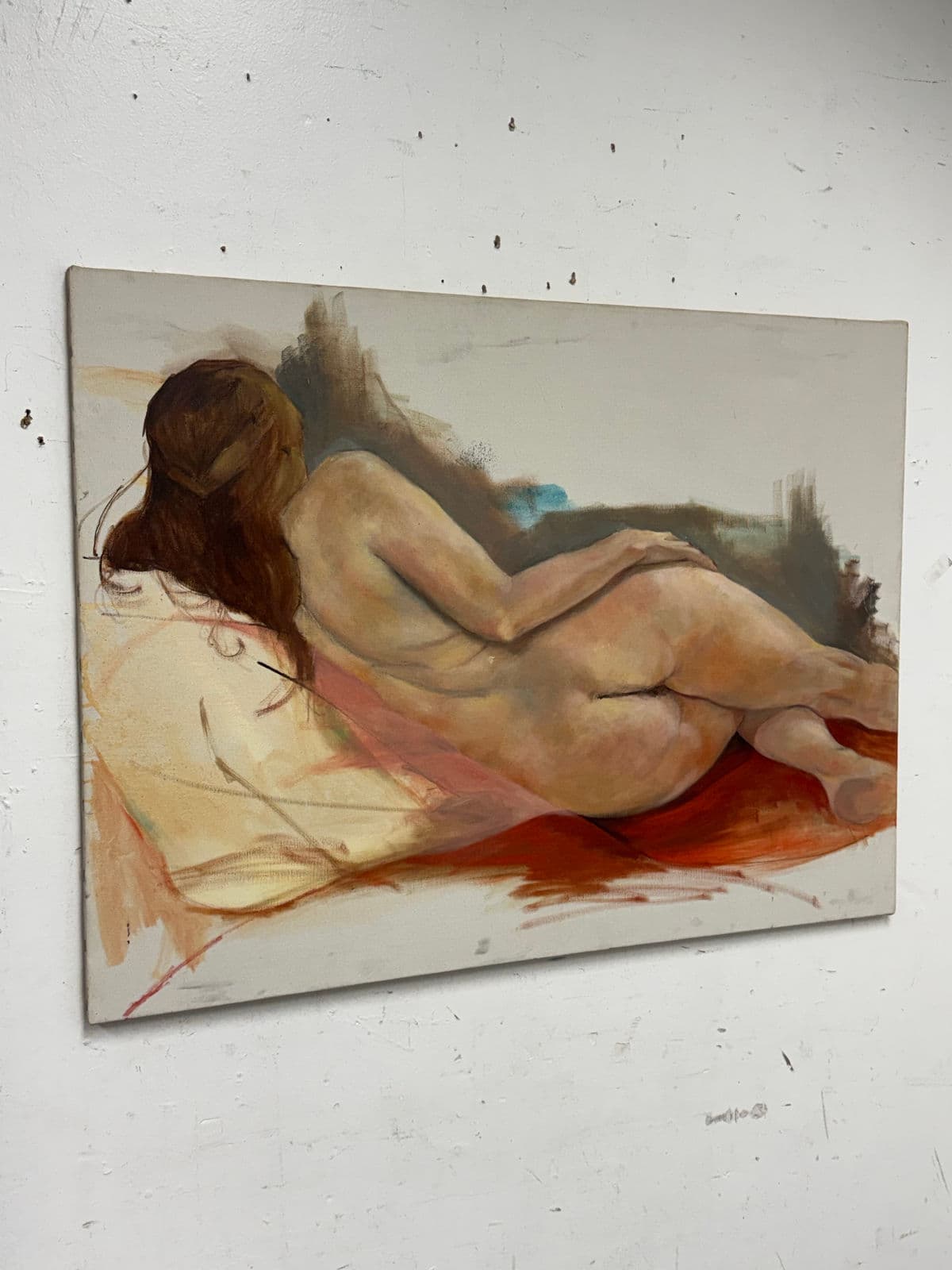 Castillo Nude Original Oil on Canvas, Signed - Thumbnail 3