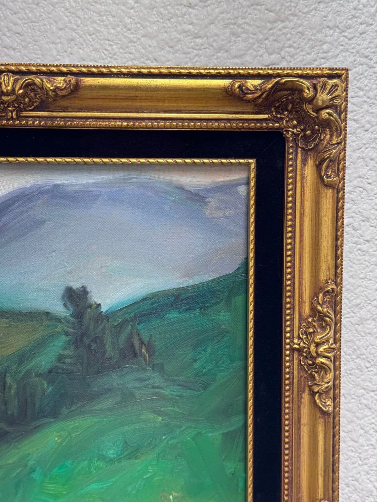 Original Landscape Oil on Canvas Painting, Framed - Thumbnail 6