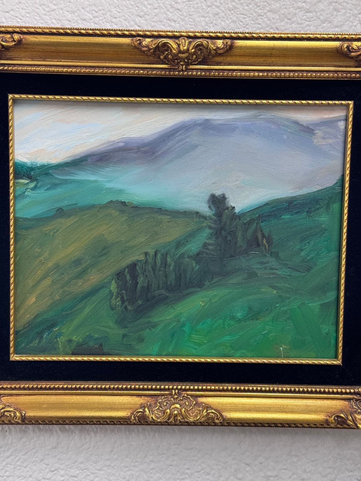 Original Landscape Oil on Canvas Painting, Framed - Thumbnail 12