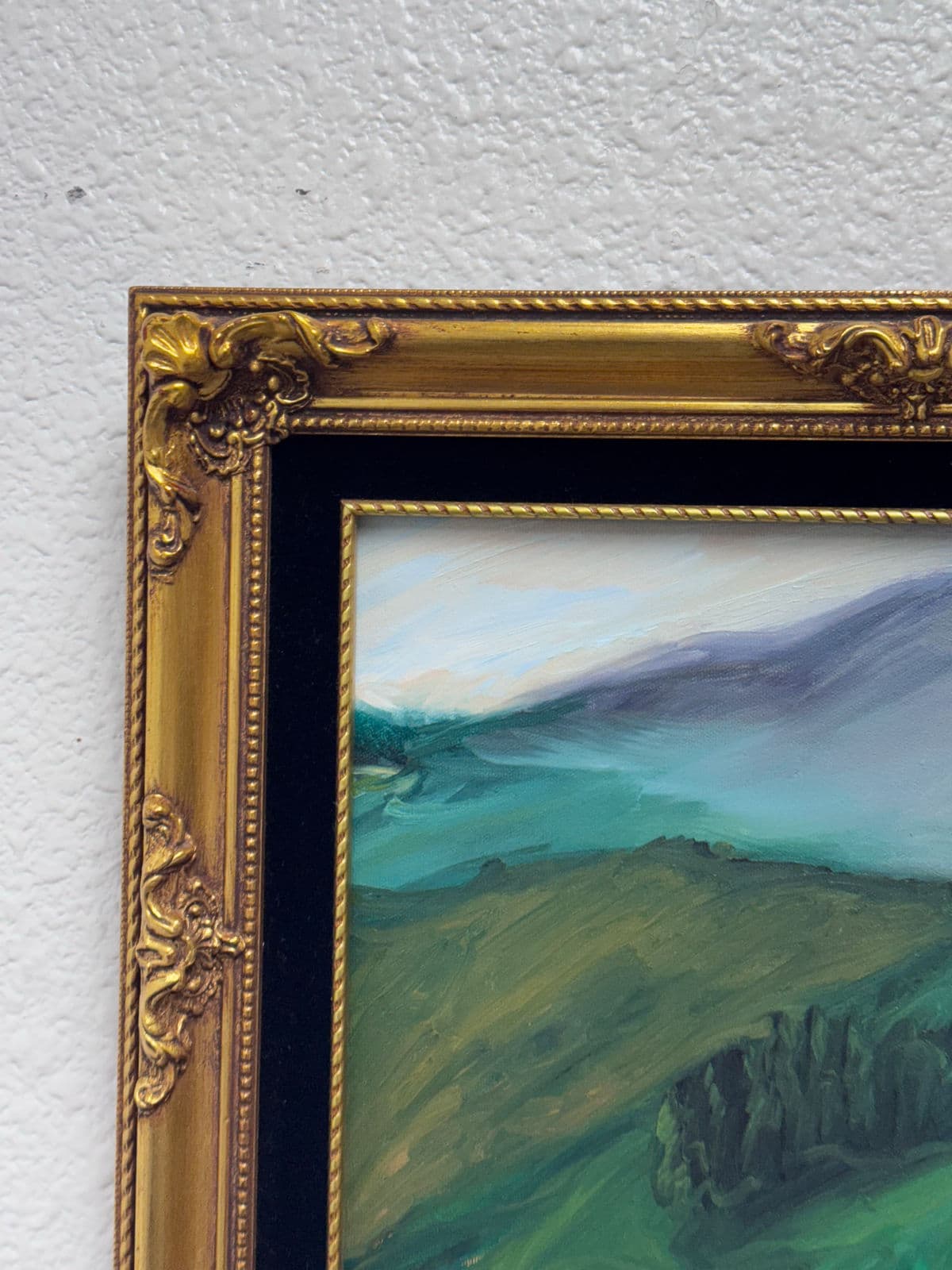 Original Landscape Oil on Canvas Painting, Framed - Thumbnail 5