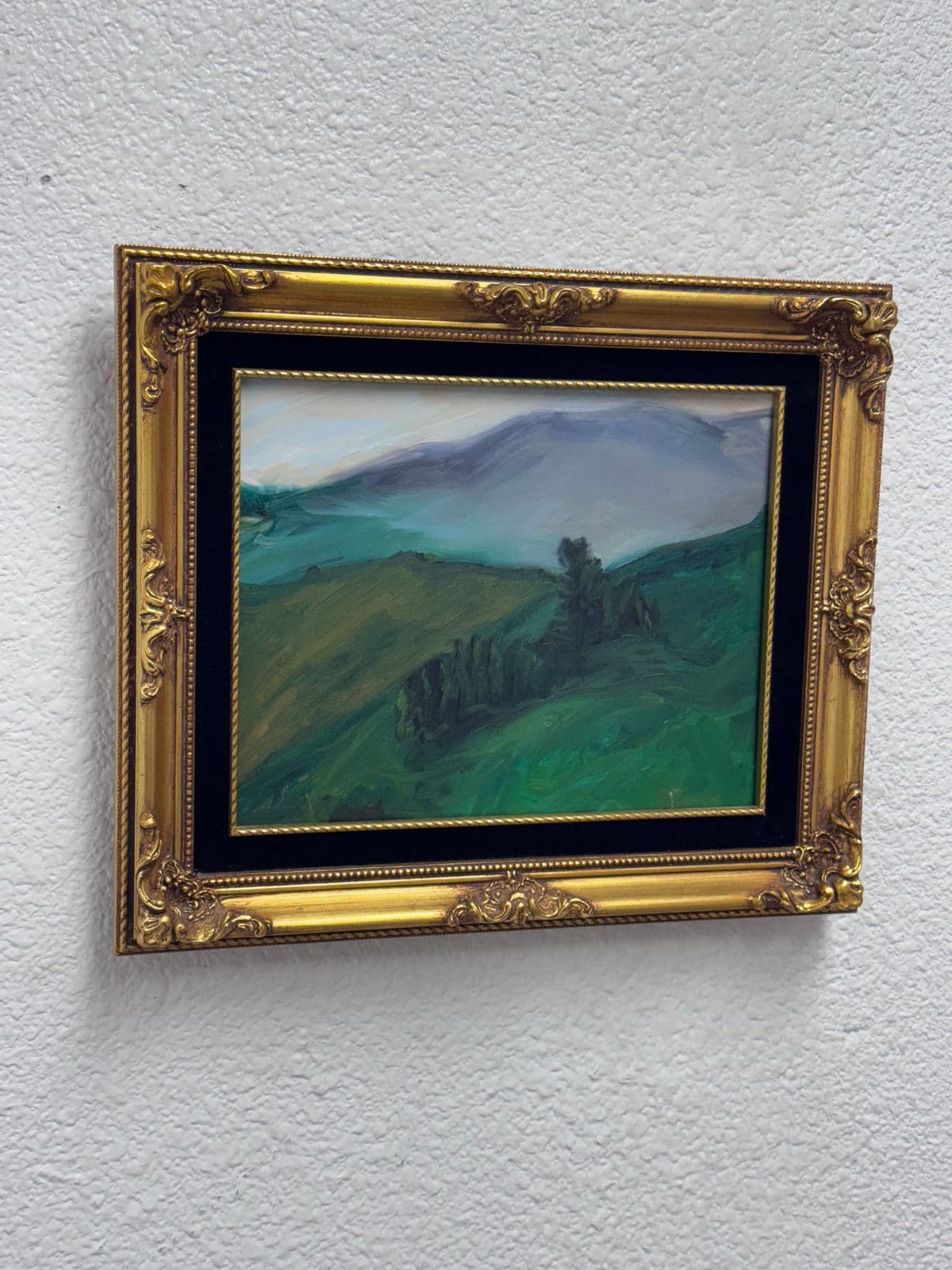 Original Landscape Oil on Canvas Painting, Framed - Thumbnail 4