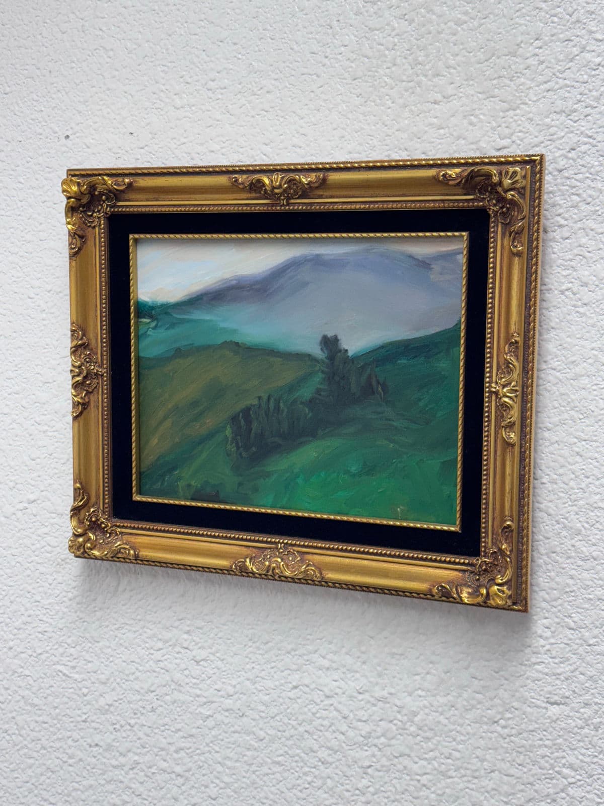 Original Landscape Oil on Canvas Painting, Framed - Thumbnail 3