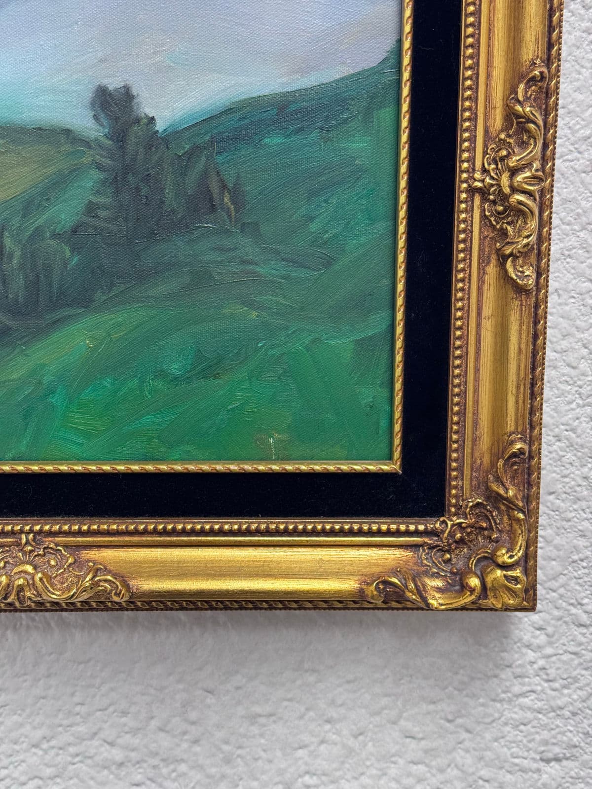 Original Landscape Oil on Canvas Painting, Framed - Thumbnail 11