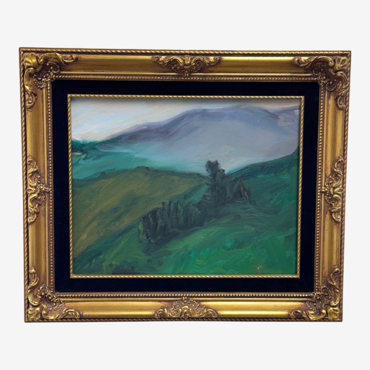 Original Landscape Oil on Canvas Painting, Framed - Image 1