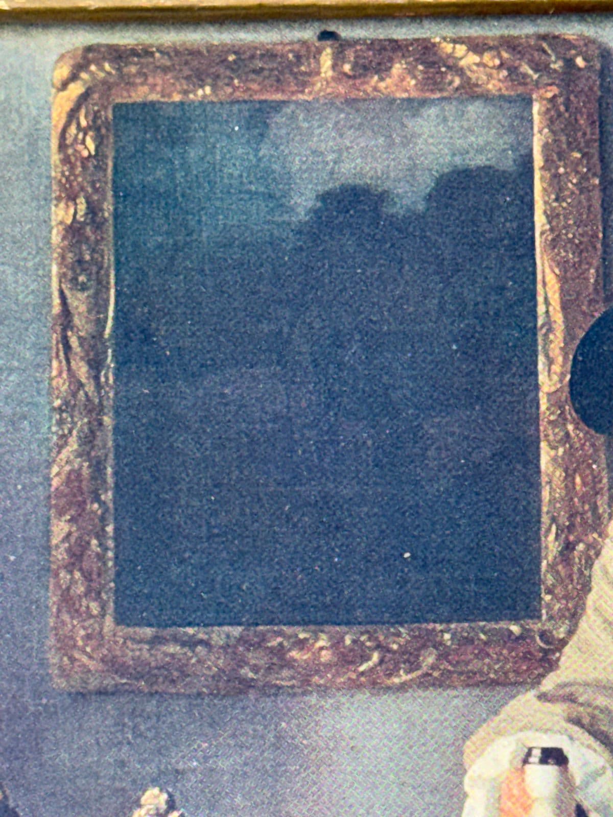 Antique Johannes Vermeer "The Glass of Wine" Print, Framed - Thumbnail 9