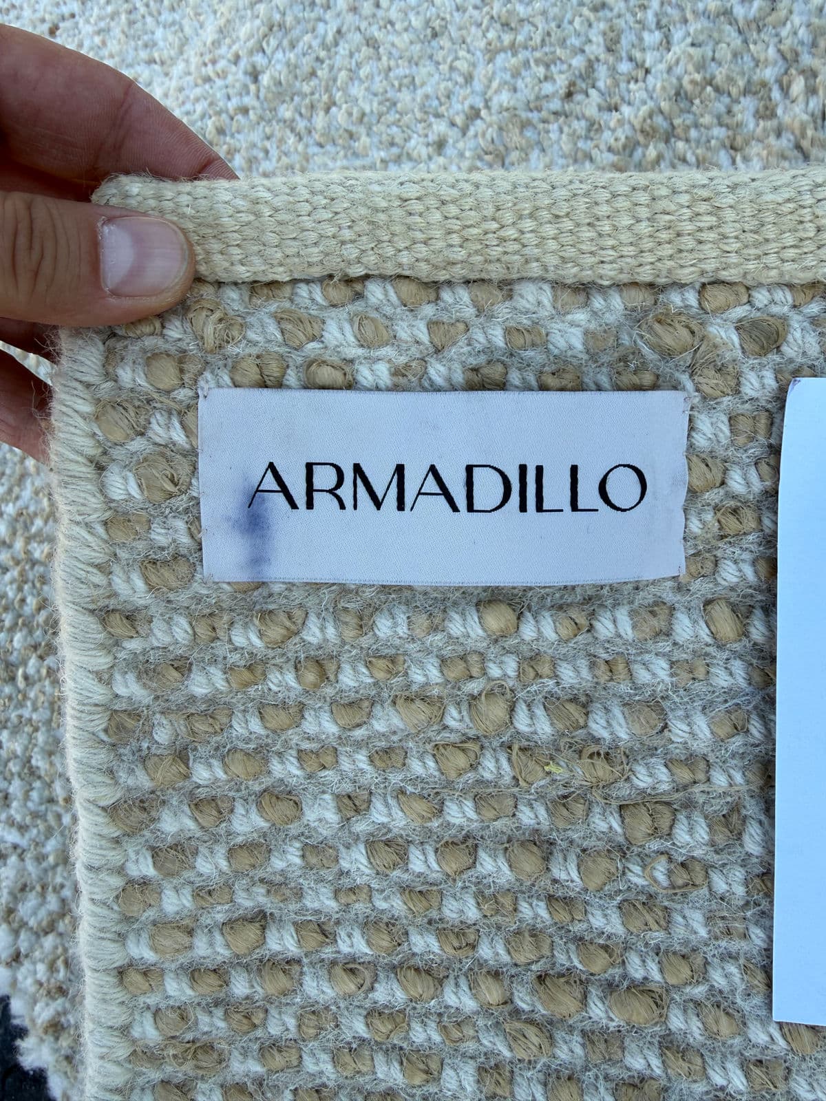 6ft8in × 10ft Armadillo Rugs Acacia Jute + Wool Area Rug - Thumbnail 12