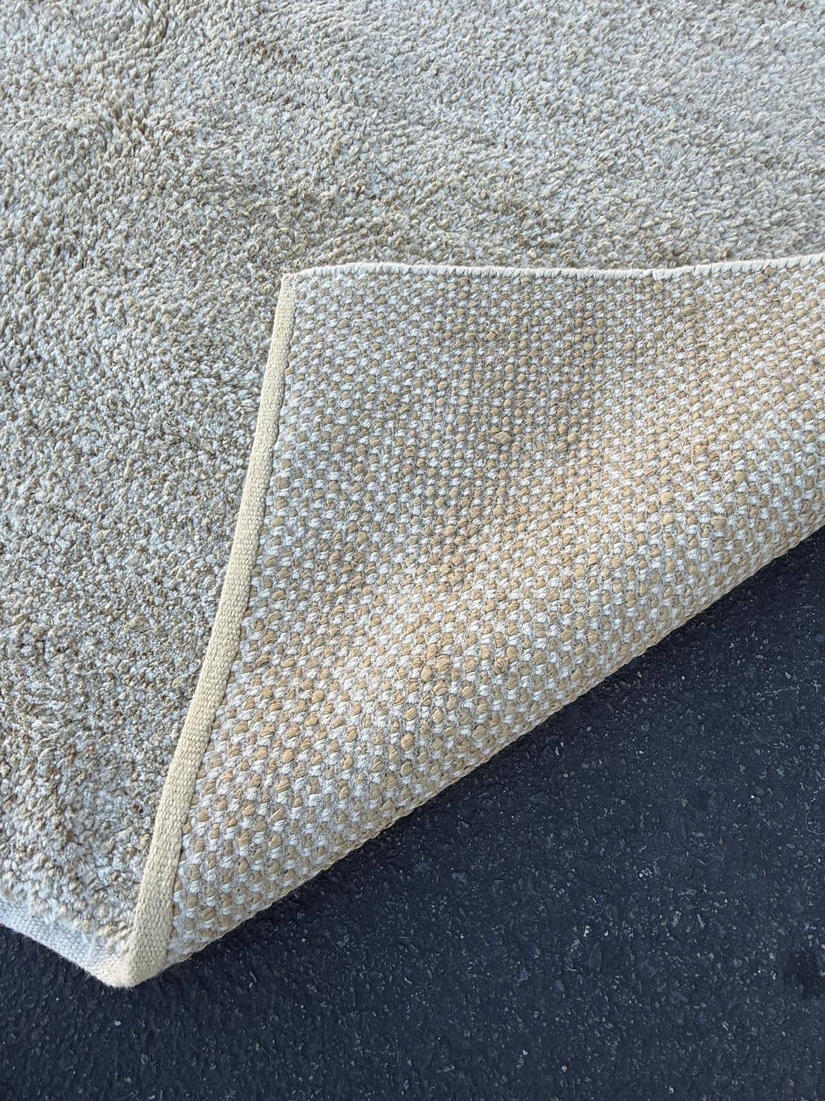 6ft8in × 10ft Armadillo Rugs Acacia Jute + Wool Area Rug - Thumbnail 7