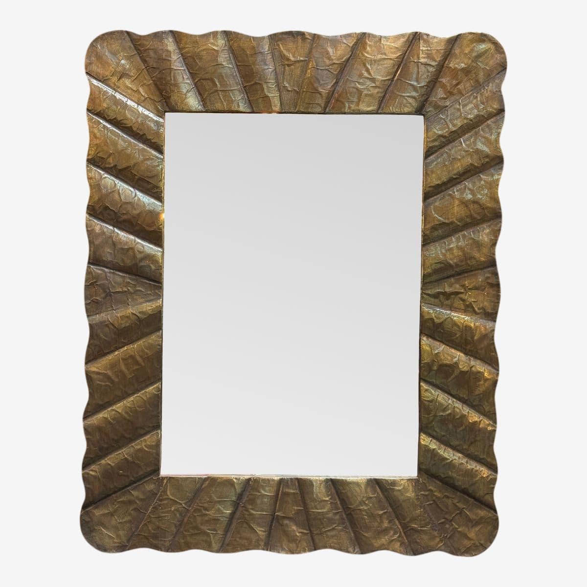 Made Goods Lara Wall Mirror, Warm Golden - Image 1