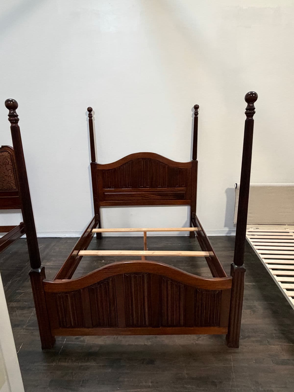 Queen Size Vintage British Four Poster Bed Frame - Thumbnail 7