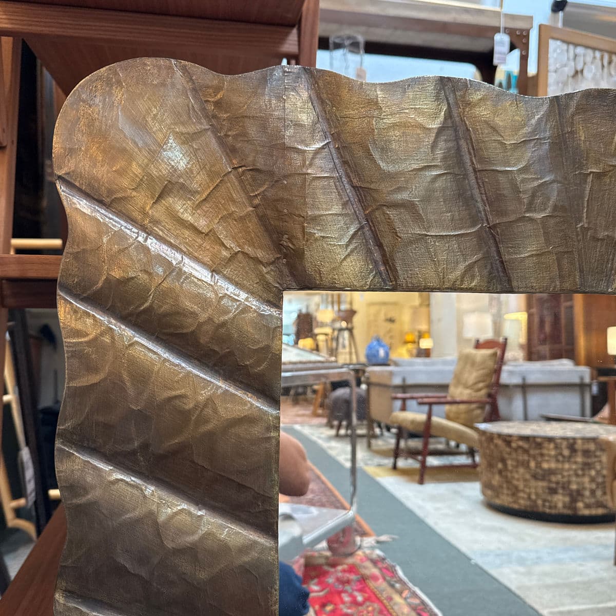 Made Goods Lara Wall Mirror, Warm Golden - Thumbnail 12