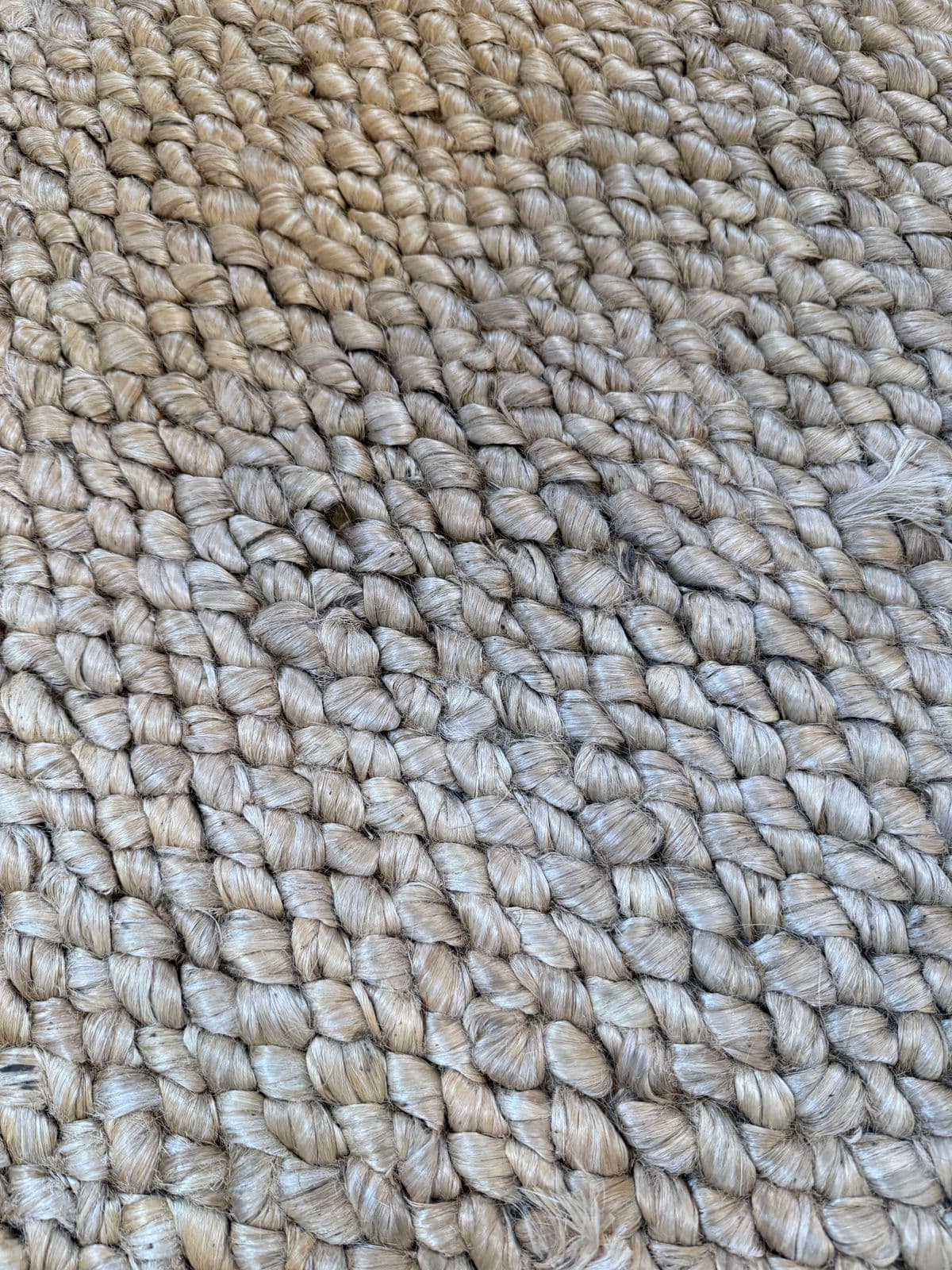 8ft2in × 9ft 8in Restoration Hardware Pebbles Natural Jute Area Rug - Thumbnail 7