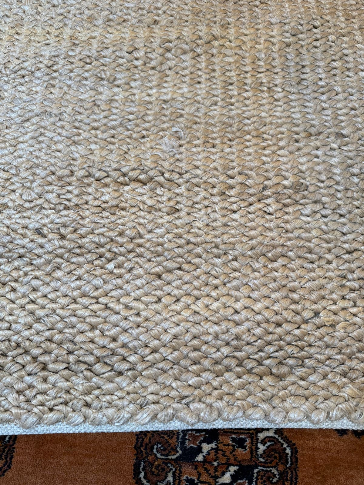 8ft2in × 9ft 8in Restoration Hardware Pebbles Natural Jute Area Rug - Thumbnail 12