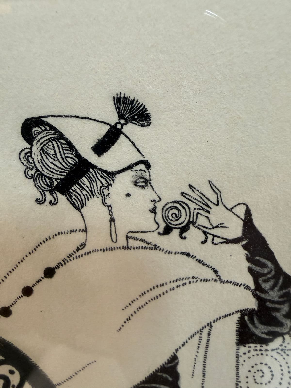 Circa 1975 Erté "Evening Creation" 1Limited Edition 59 of 175 Serigraph, Signed - Thumbnail 9