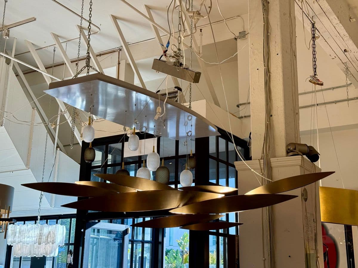 Dodo Arslan for Terzani I Lucci Argentati Linear Chandelier, Brushed Nickel - Thumbnail 8