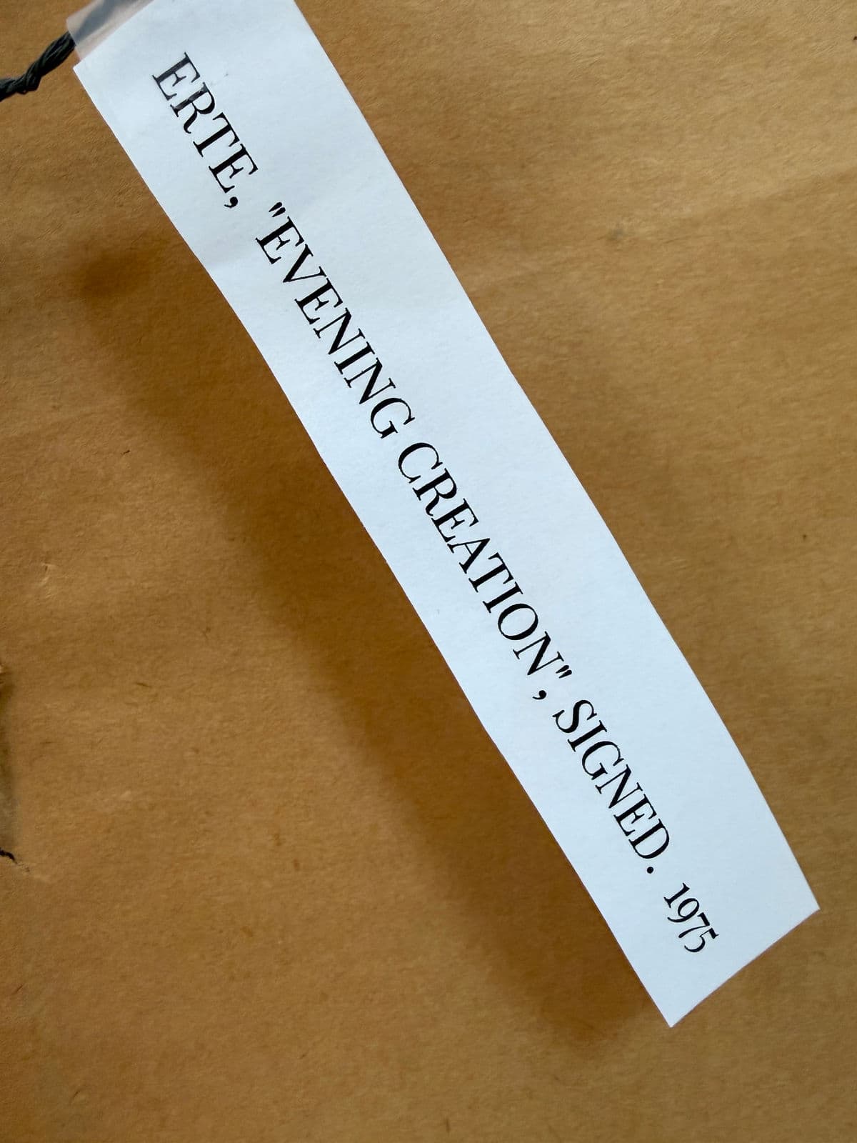 Circa 1975 Erté "Evening Creation" 1Limited Edition 59 of 175 Serigraph, Signed - Thumbnail 8