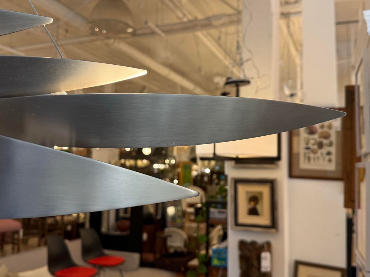 Dodo Arslan for Terzani I Lucci Argentati Linear Chandelier, Brushed Nickel - Thumbnail 10