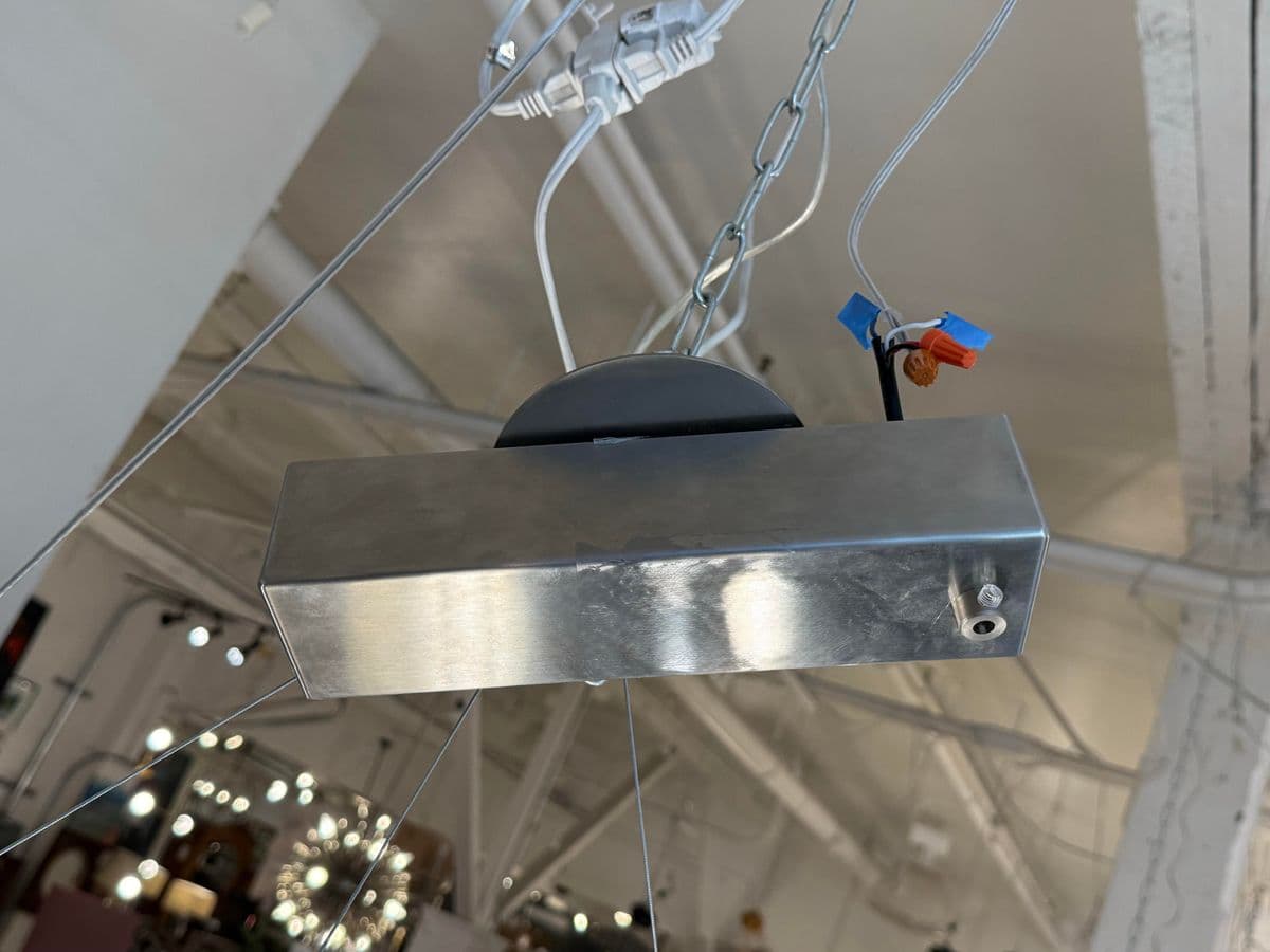 Dodo Arslan for Terzani I Lucci Argentati Linear Chandelier, Brushed Nickel - Thumbnail 12