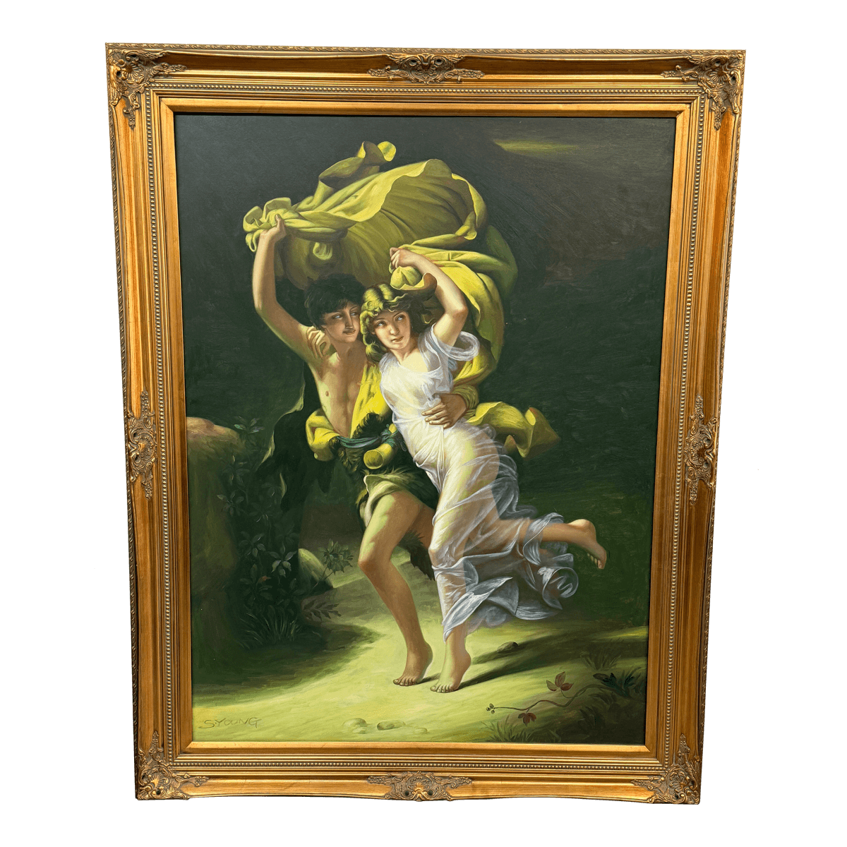 "The Storm" Replica Painting After Pierre-Auguste Cot - Thumbnail 2