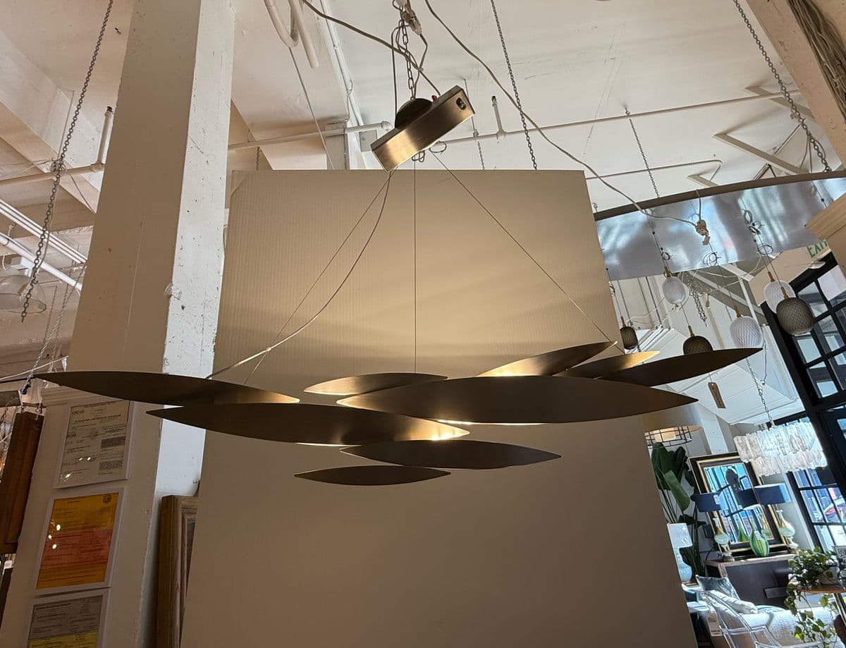 Dodo Arslan for Terzani I Lucci Argentati Linear Chandelier, Brushed Nickel - Thumbnail 16