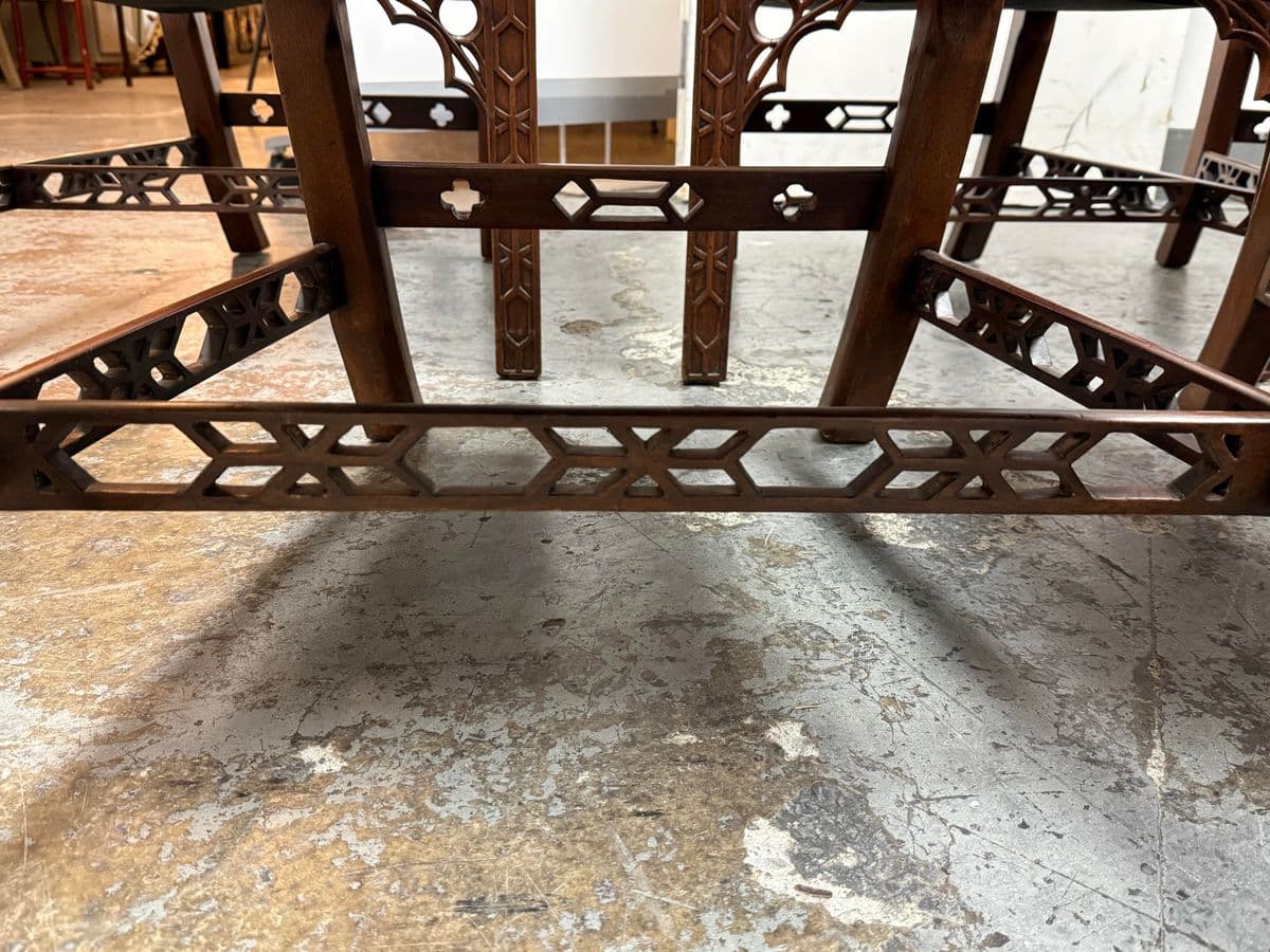 Burton Ching Gothic Revival Dining Room Chairs, Set of Eight - Thumbnail 11