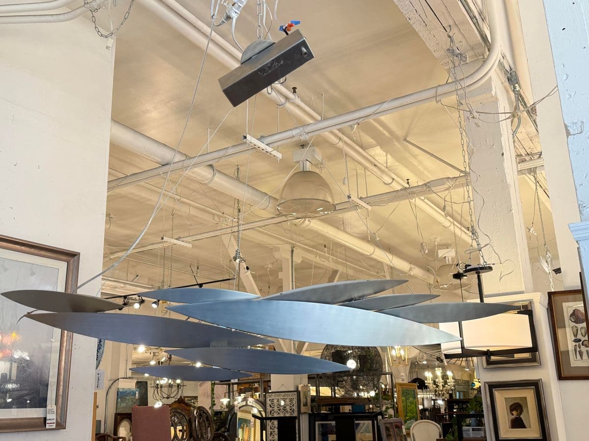 Dodo Arslan for Terzani I Lucci Argentati Linear Chandelier, Brushed Nickel - Thumbnail 3