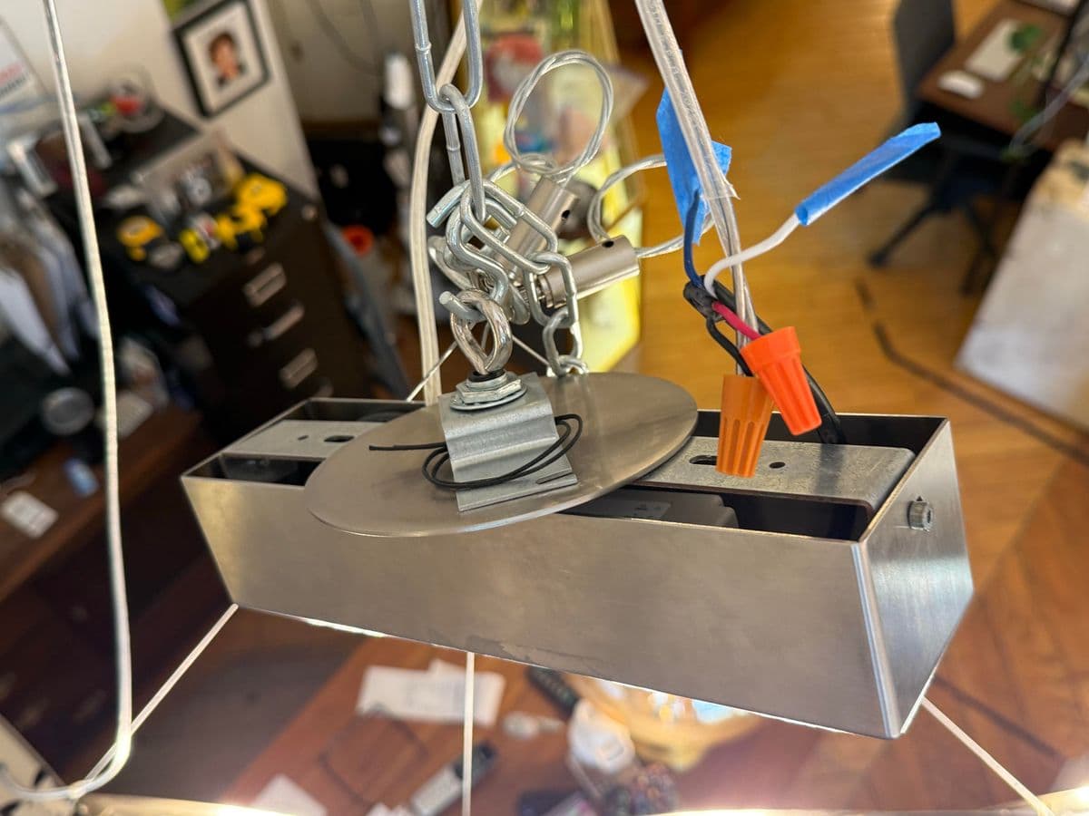 Dodo Arslan for Terzani I Lucci Argentati Linear Chandelier, Brushed Nickel - Thumbnail 13