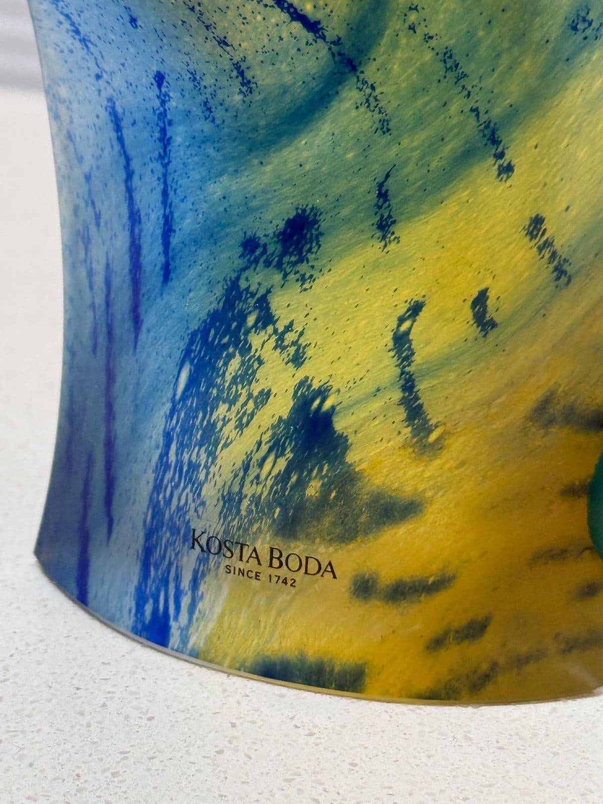 Circa 1980's Kjell Engman for Kosta Boda Vintage Limited Edition Teapot + Tea Cup Art Glass Sculpture - Thumbnail 7