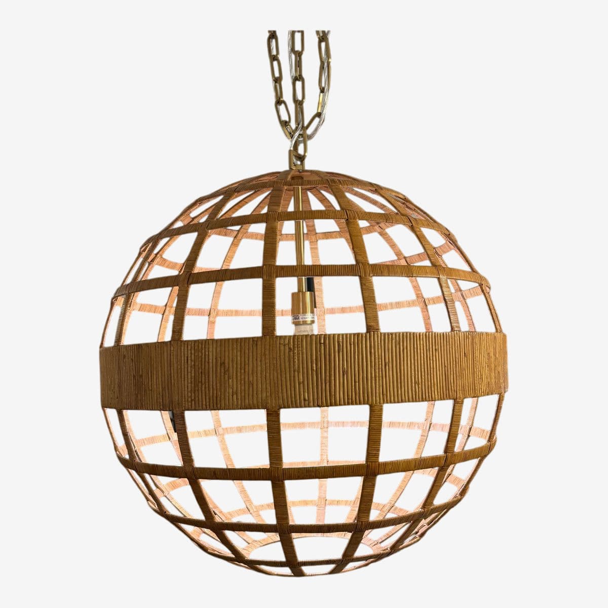 Serena & Lily Sutro Rattan Pendant - Image 1