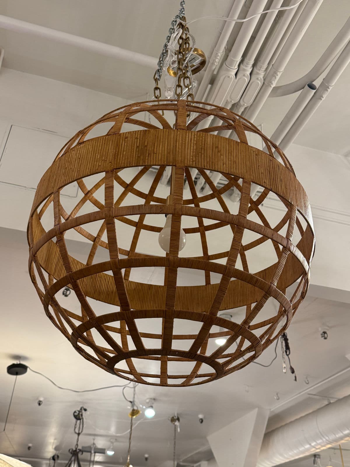 Serena & Lily Sutro Rattan Pendant - Thumbnail 4