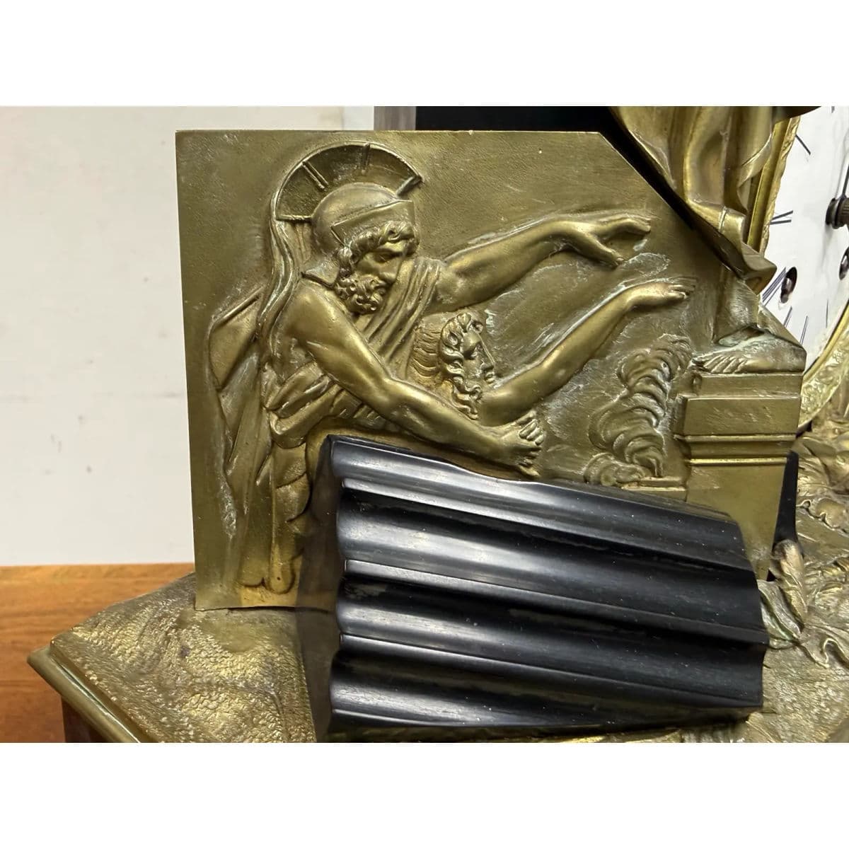 Antique “Horatius & the Fall of Rome” French Empire Bronze Mantel Clock - Thumbnail 9