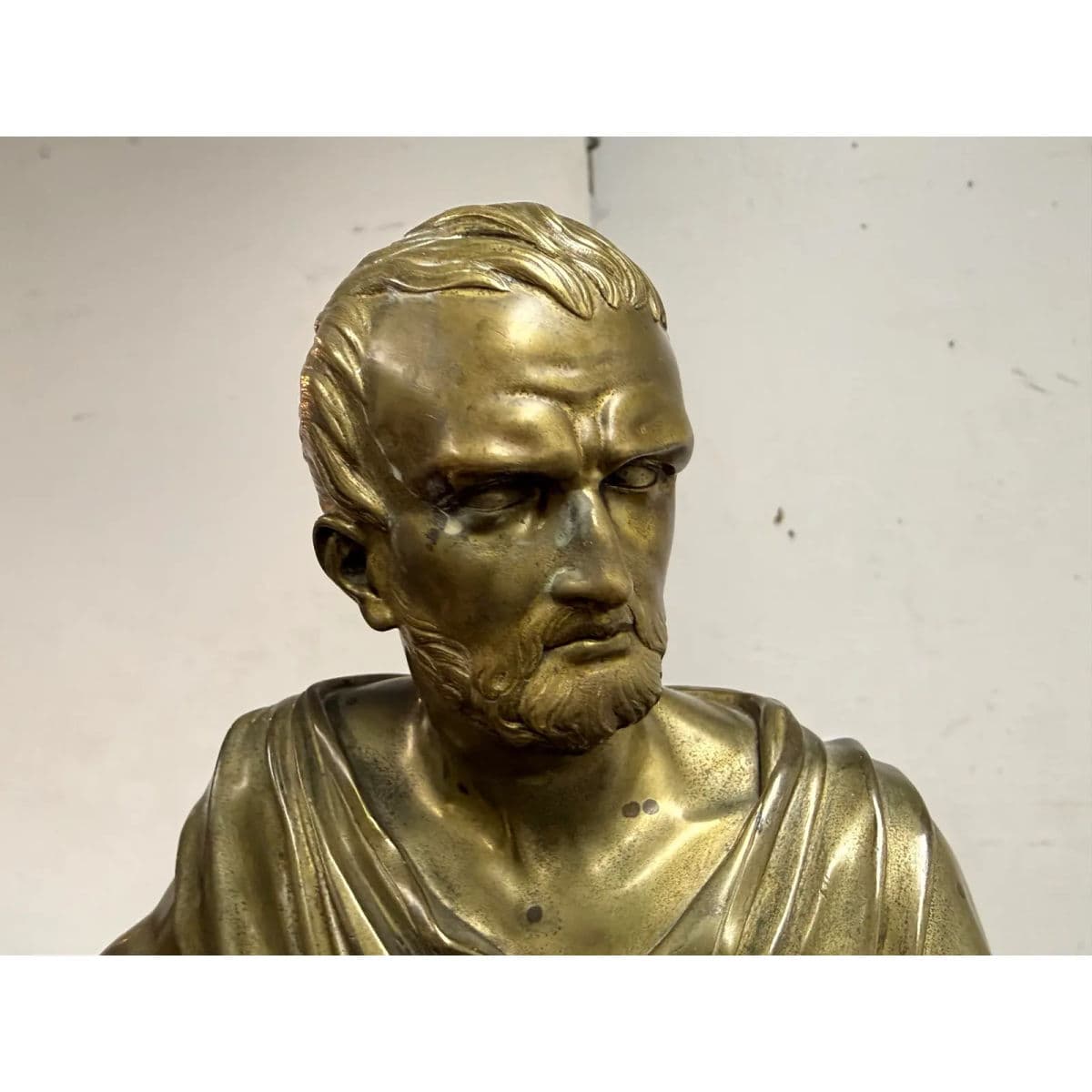 Antique “Horatius & the Fall of Rome” French Empire Bronze Mantel Clock - Thumbnail 5