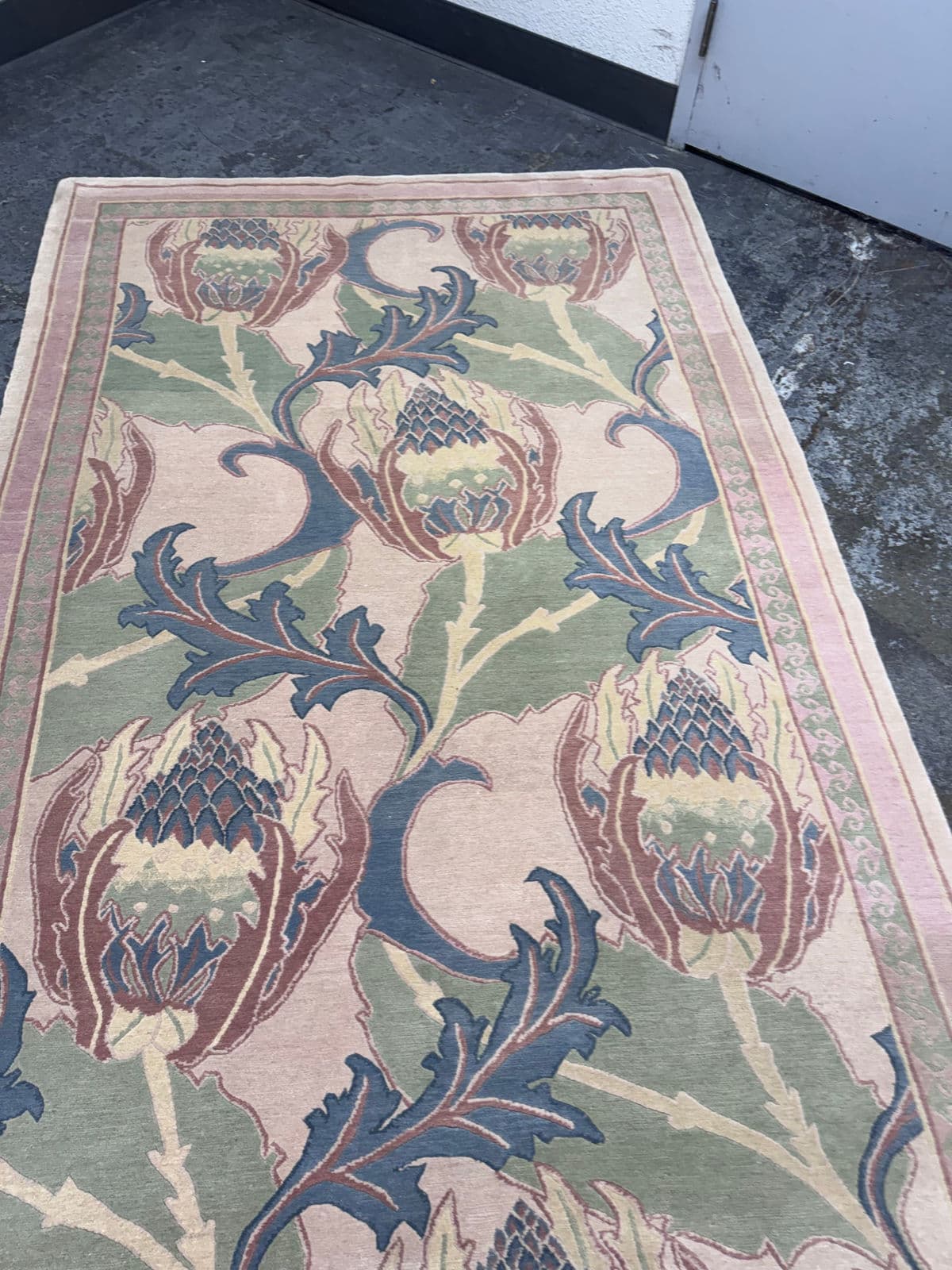 5ft 3in X 11ft 6in Ranta Carpets Pastel Botanical Area Rug - Thumbnail 5