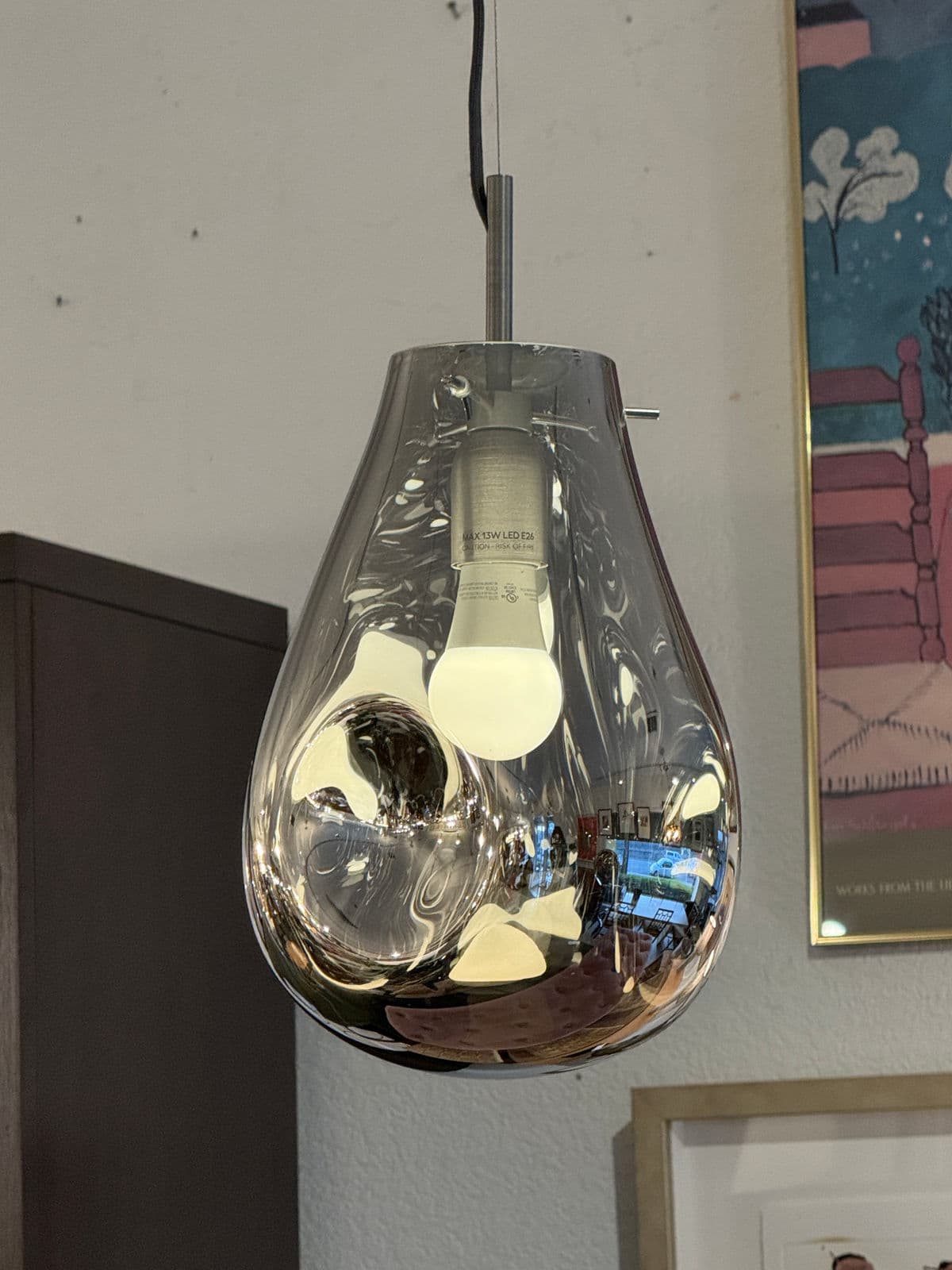 New Bomma Silver Soap Pendant, Large - Thumbnail 3