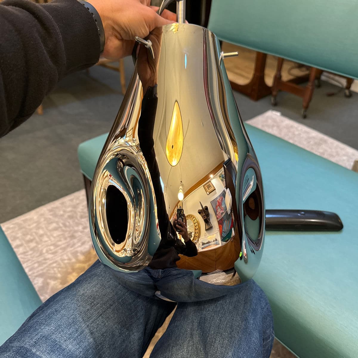 New Bomma Silver Soap Pendant, Large - Thumbnail 10