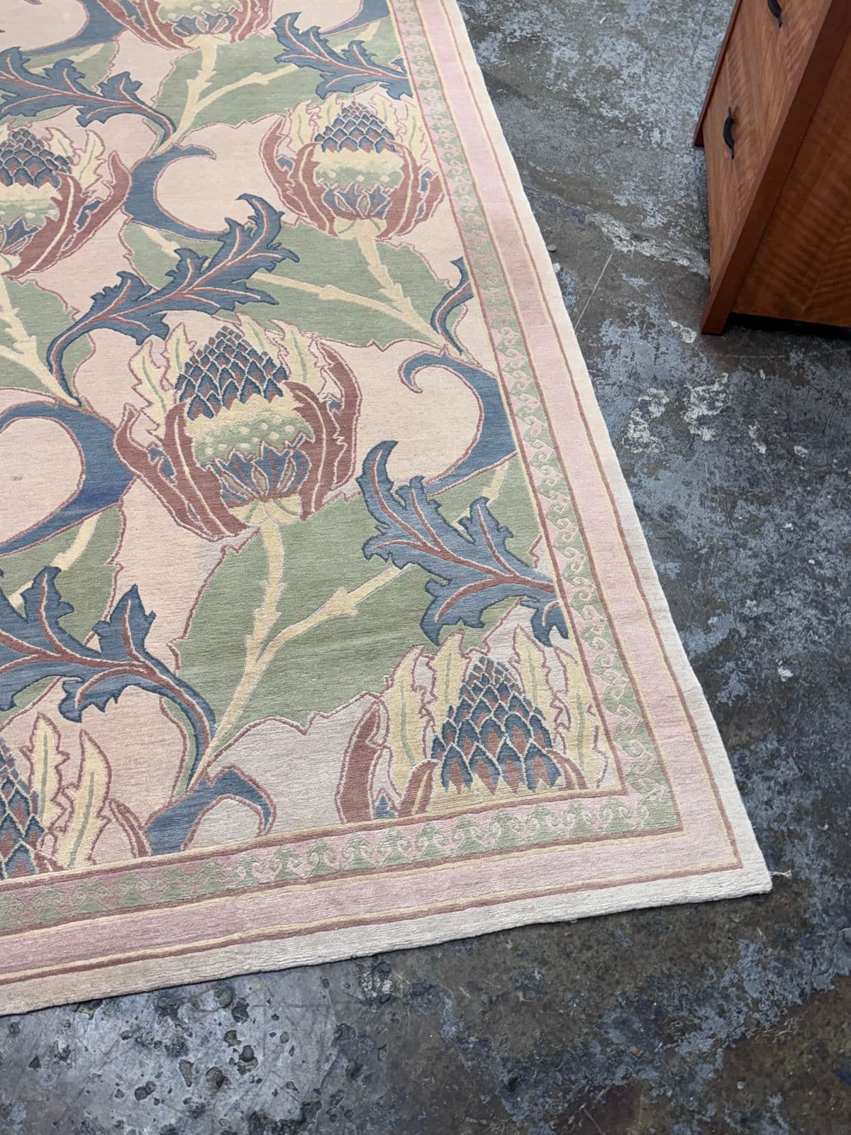 5ft 3in X 11ft 6in Ranta Carpets Pastel Botanical Area Rug - Thumbnail 10