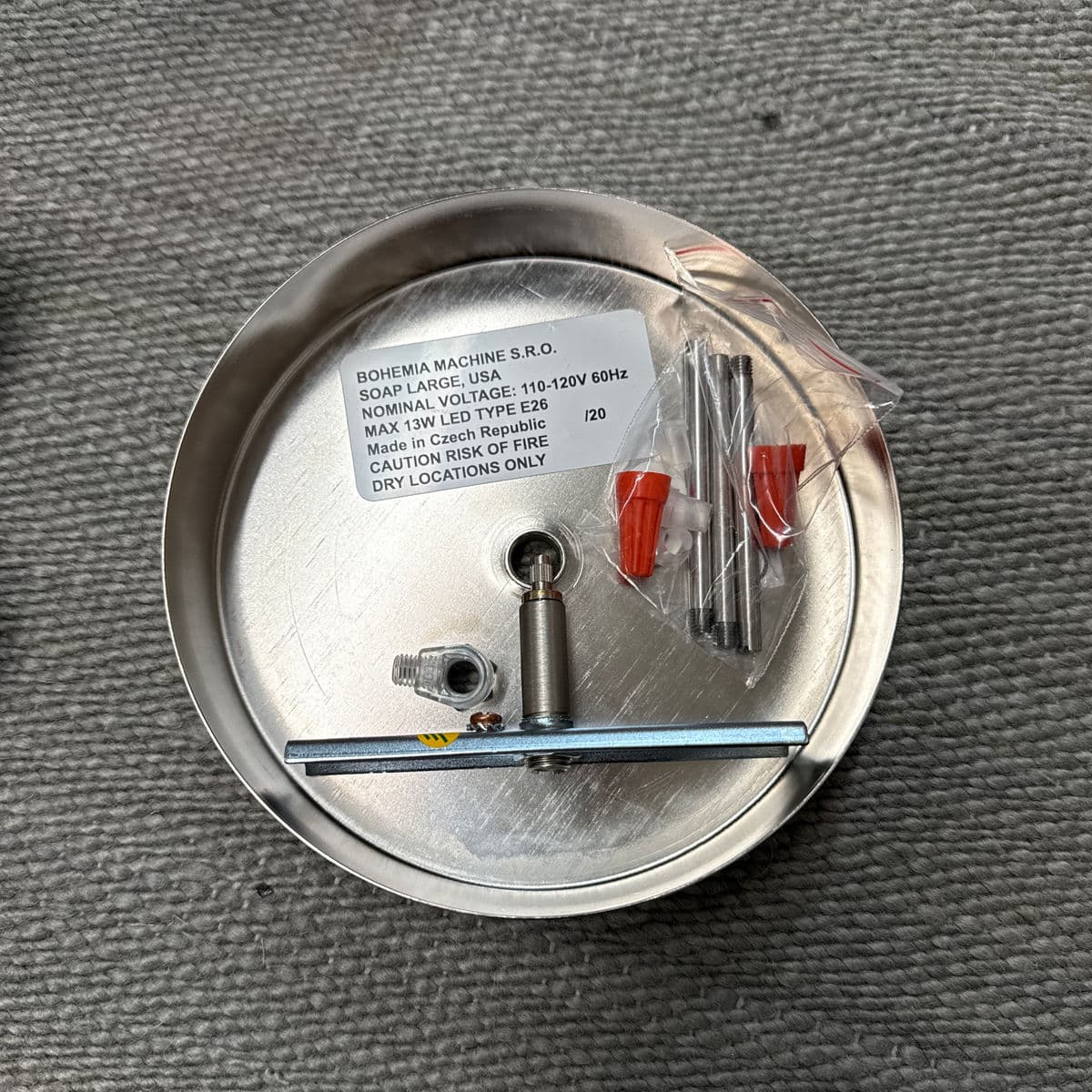 New Bomma Silver Soap Pendant, Large - Thumbnail 8