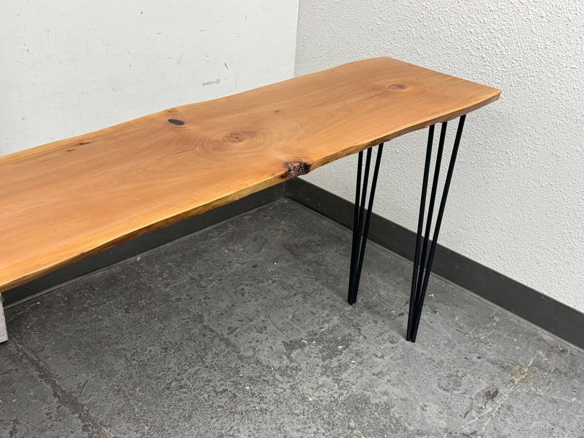 Live Edge Madrone Wood Console Table - Thumbnail 9