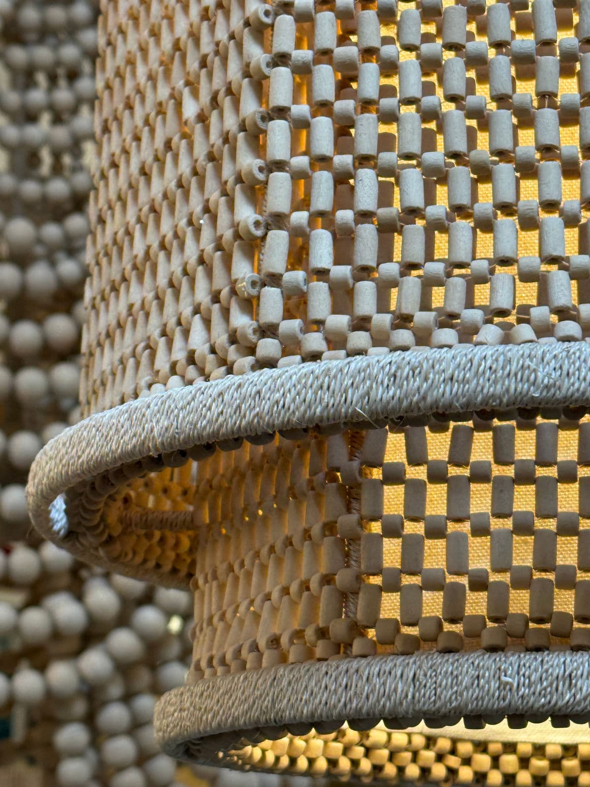 Serena & Lily Larimar Caned Pendant Light - Thumbnail 7