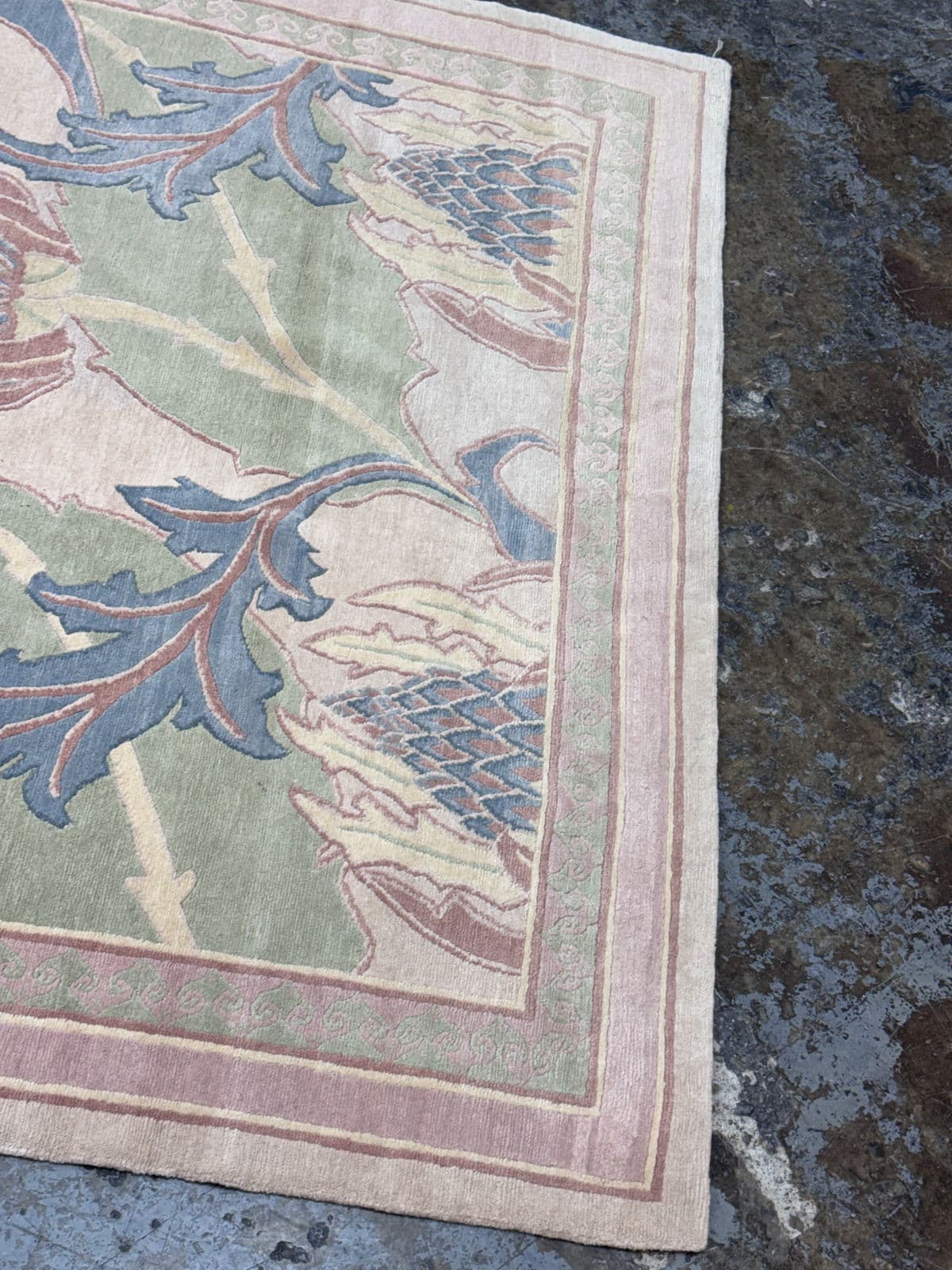 5ft 3in X 11ft 6in Ranta Carpets Pastel Botanical Area Rug - Thumbnail 4